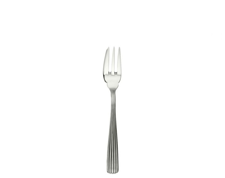 Schiavon, America cutlery, silver plated, 6 dessert forks with gift box