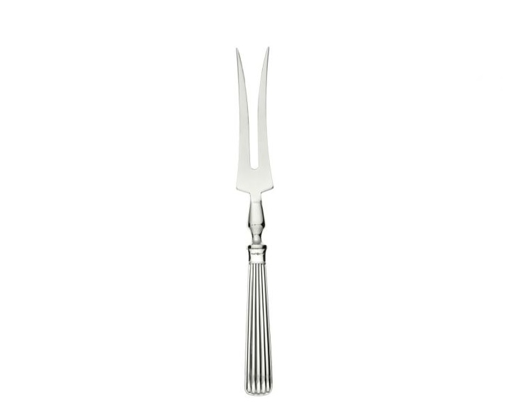 Schiavon, America cutlery, silver plated, Carving fork with gift box
