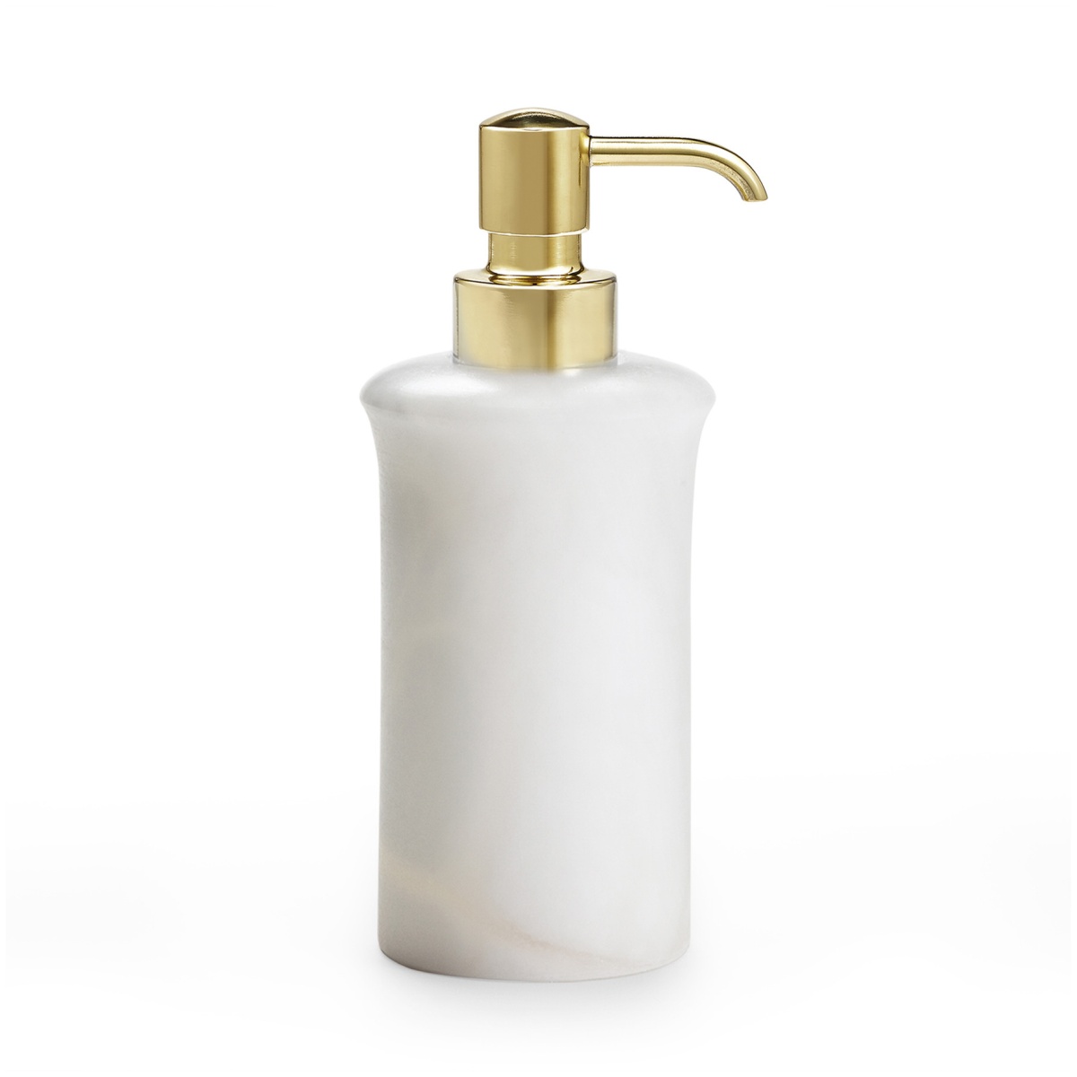 Labrazel, Alisa white, Pump dispenser - with pol brass pump