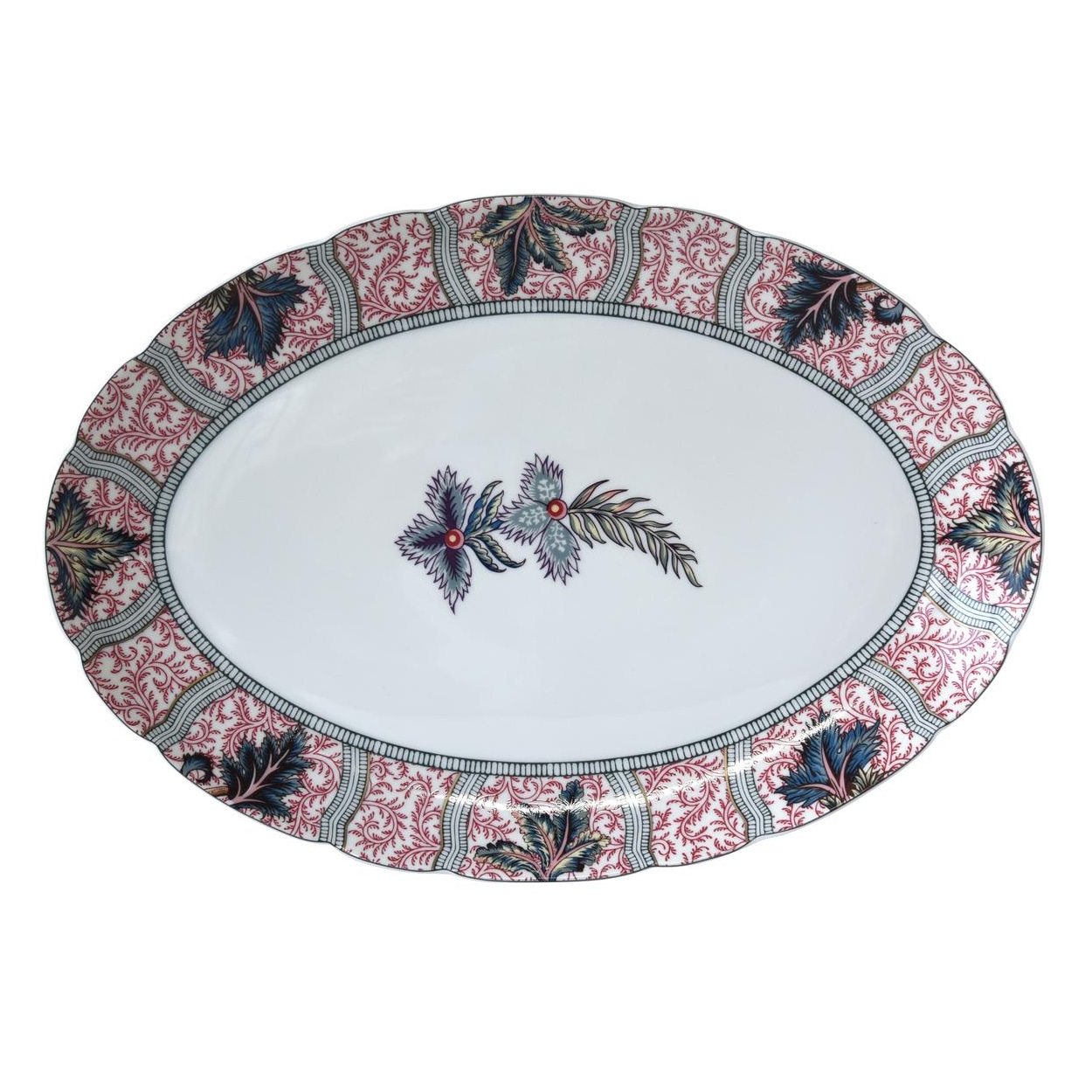 Bernardaud, Braquenié, Oval platter
