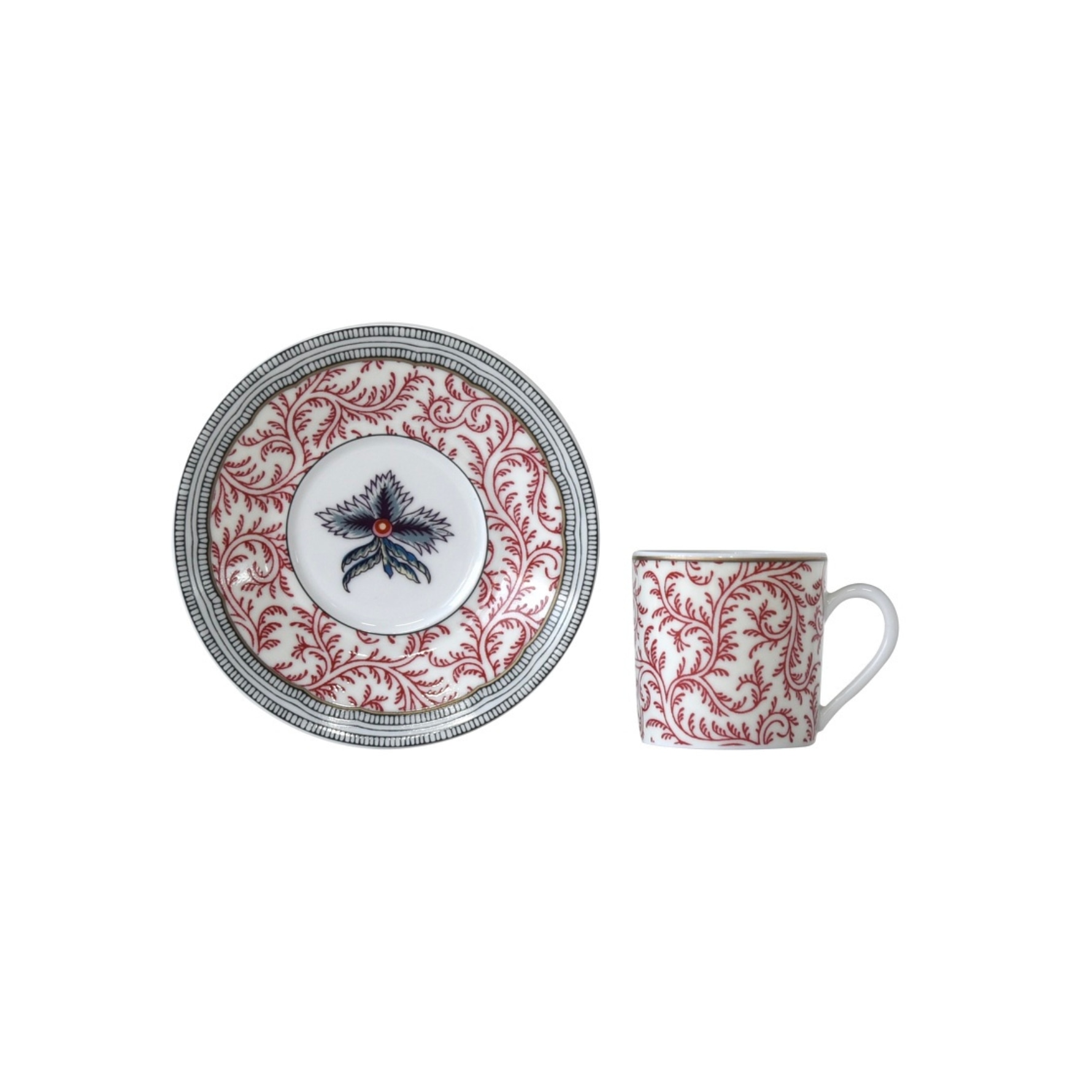 Bernardaud, Braquenié, Moka cup and saucer