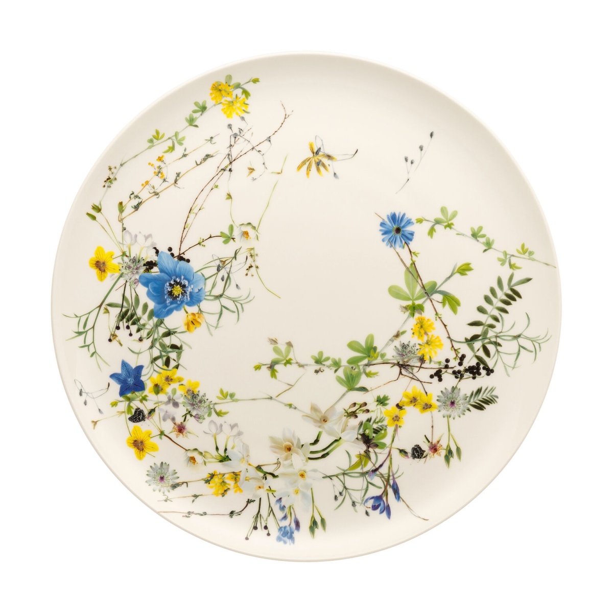 Rosenthal, Brillance Fleurs des Alpes, Presentation plate