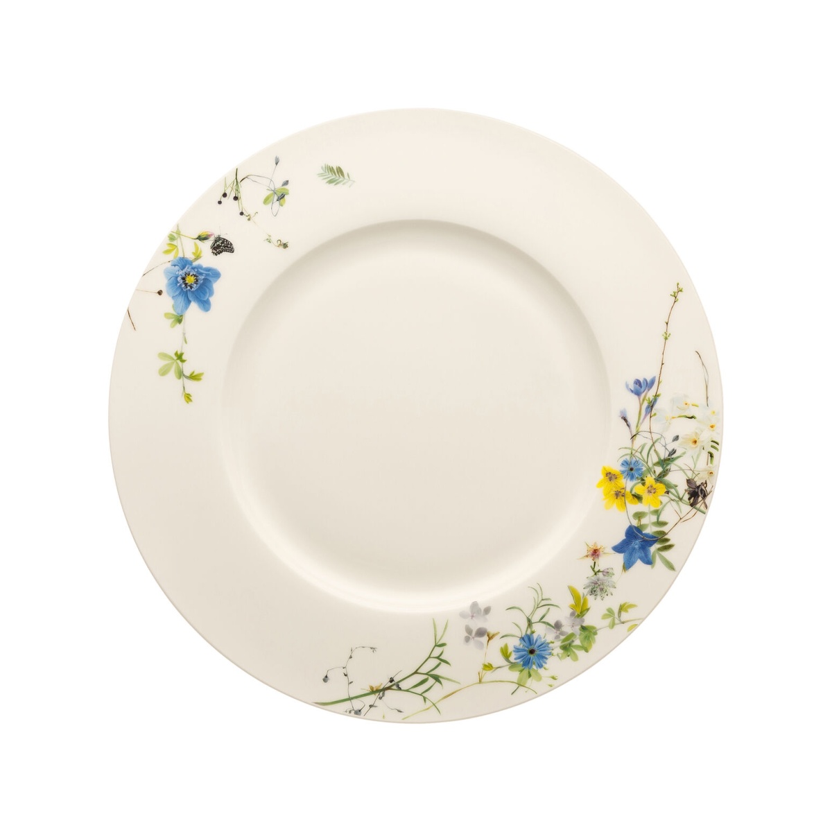 Rosenthal, Brillance Fleurs des Alpes, Dinner rim plate