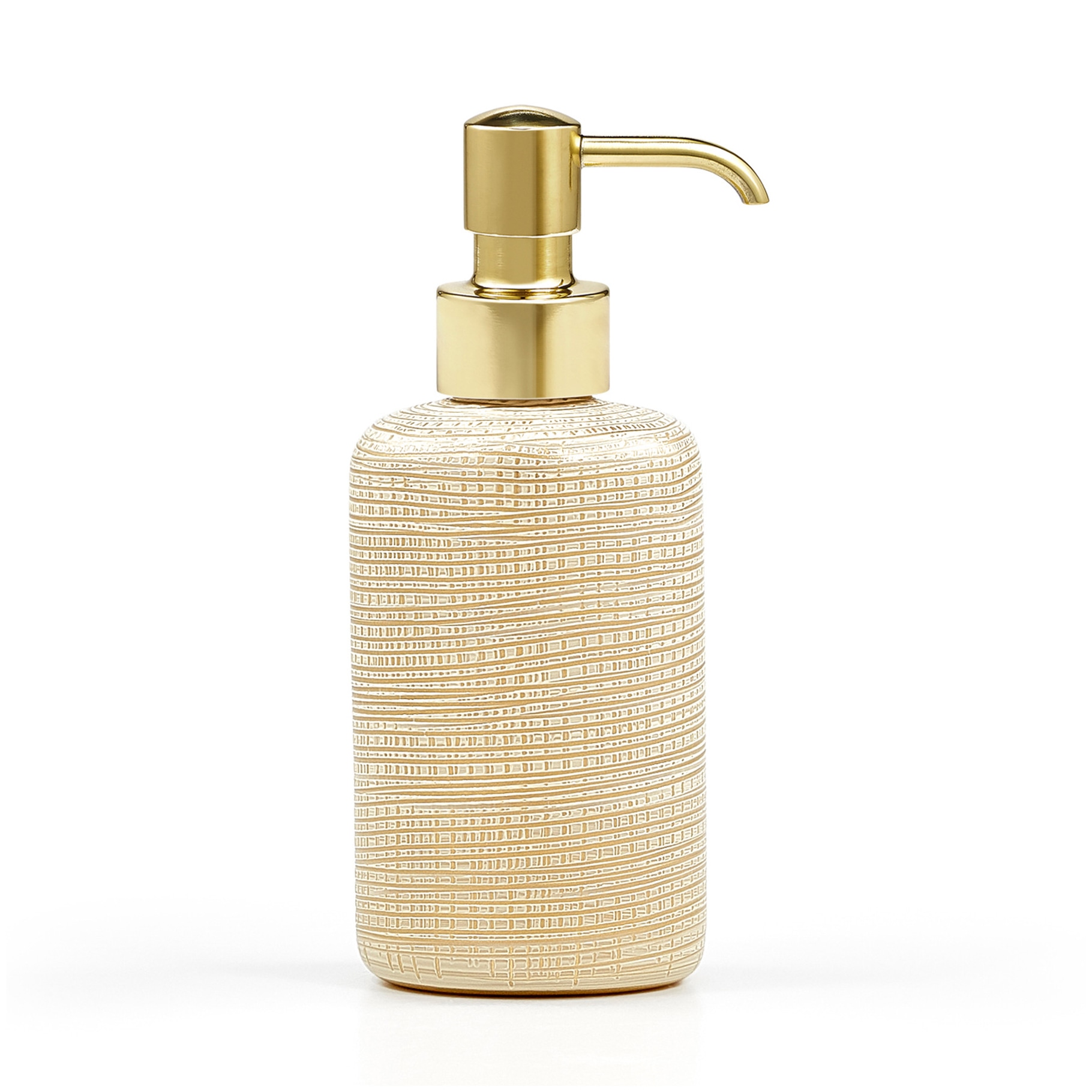 Labrazel, Woven gold, Pump dispenser - with unpl brs pump