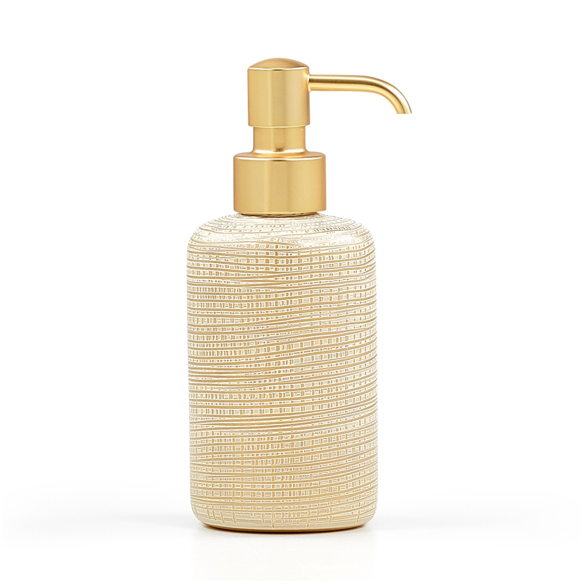 Labrazel, Woven gold, Pump dispenser - with sat gld pump