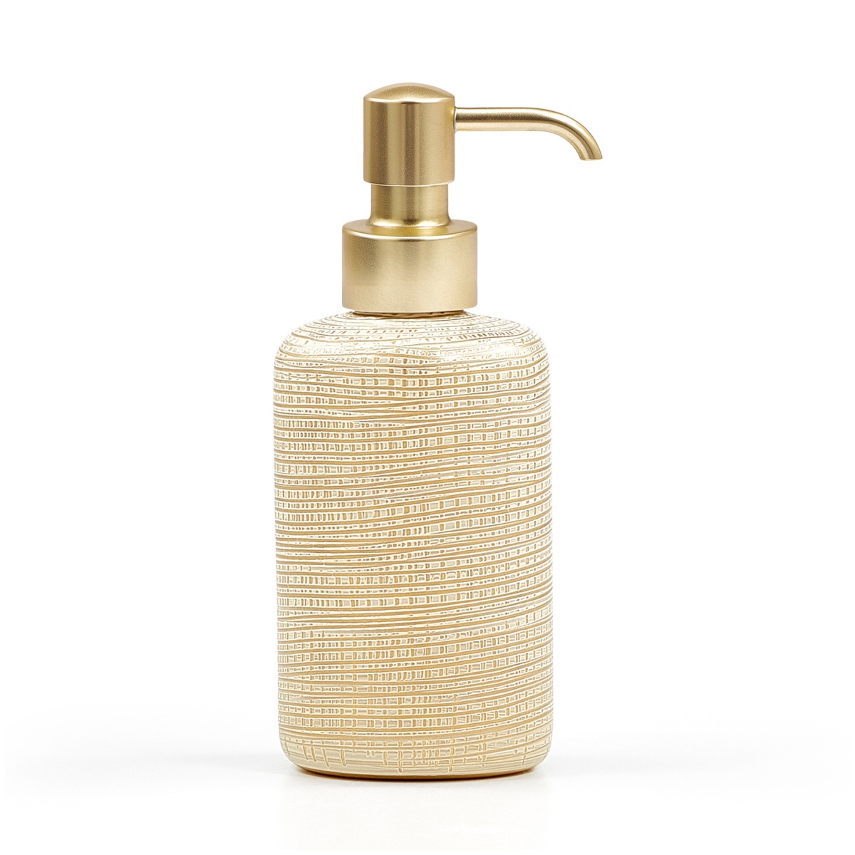 Labrazel, Woven gold, Pump dispenser - with mat brs pump