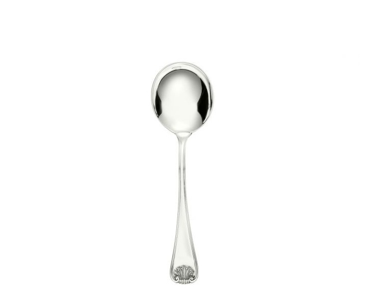 Schiavon, Conchiglia cutlery, silver plated, Soup spoon