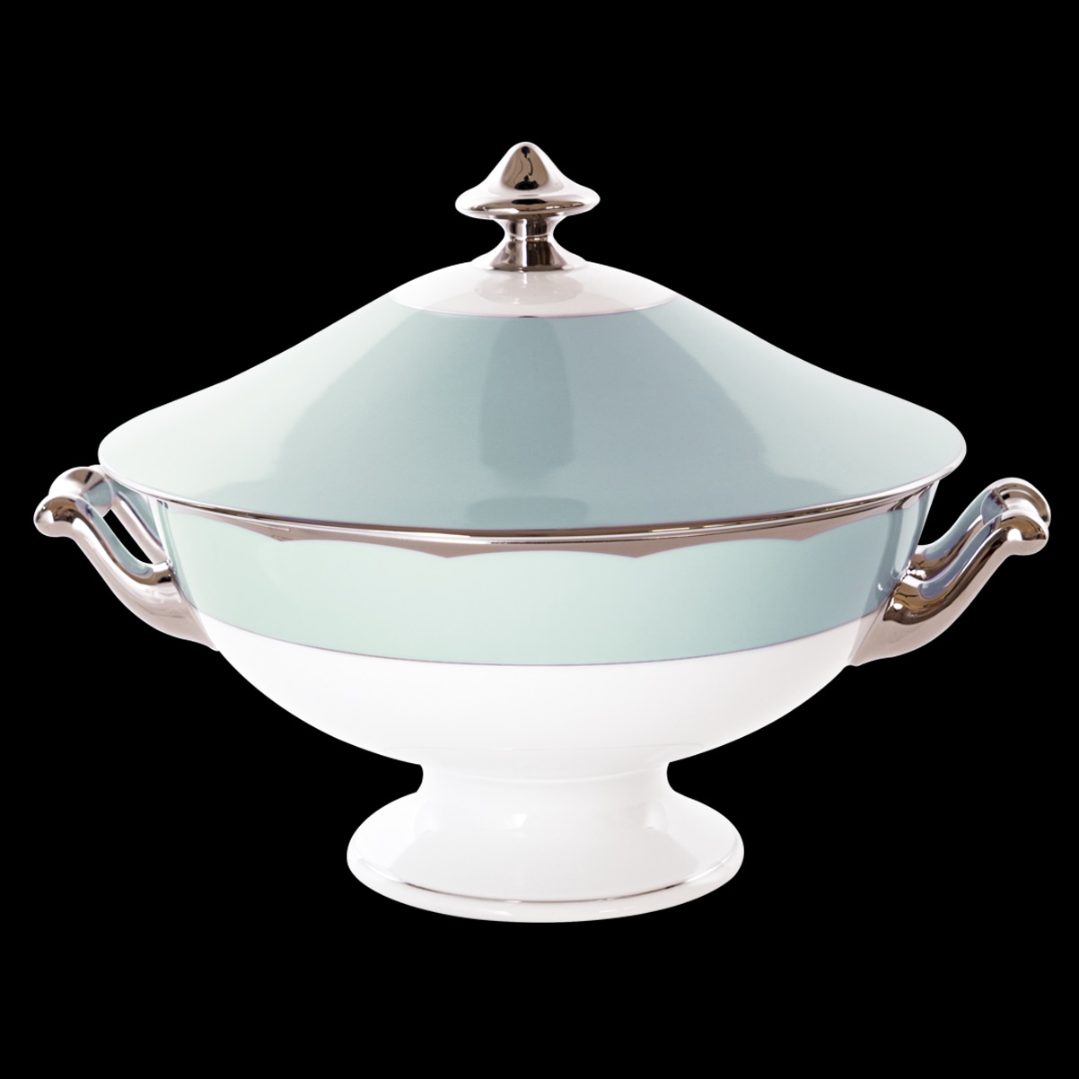 Haviland, Illusion Menthe, Soup tureen