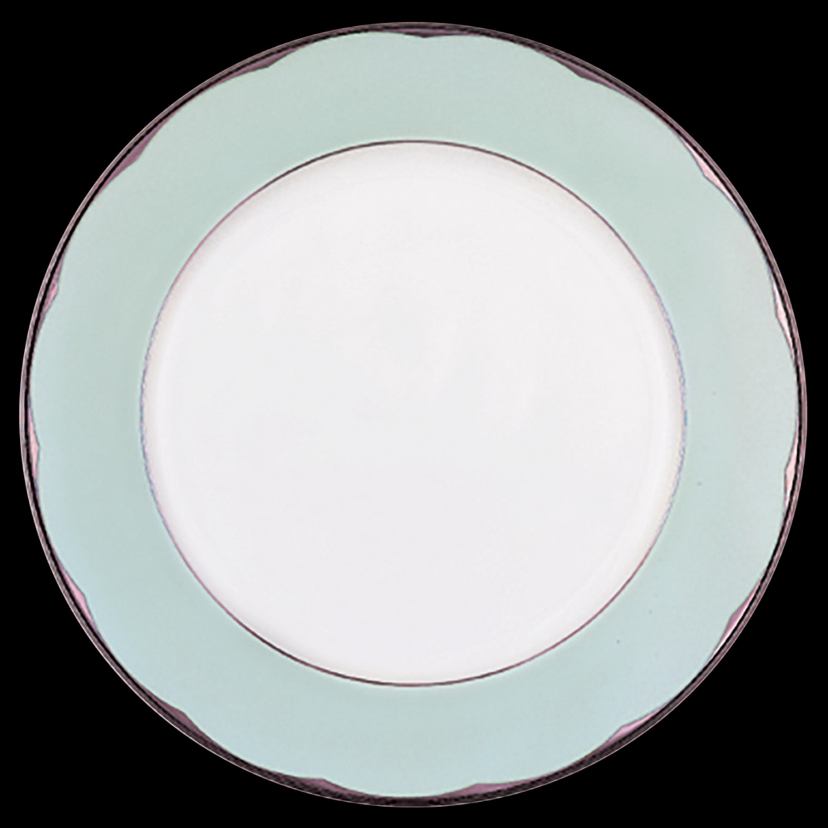 Haviland, Illusion Menthe, Flat round platter