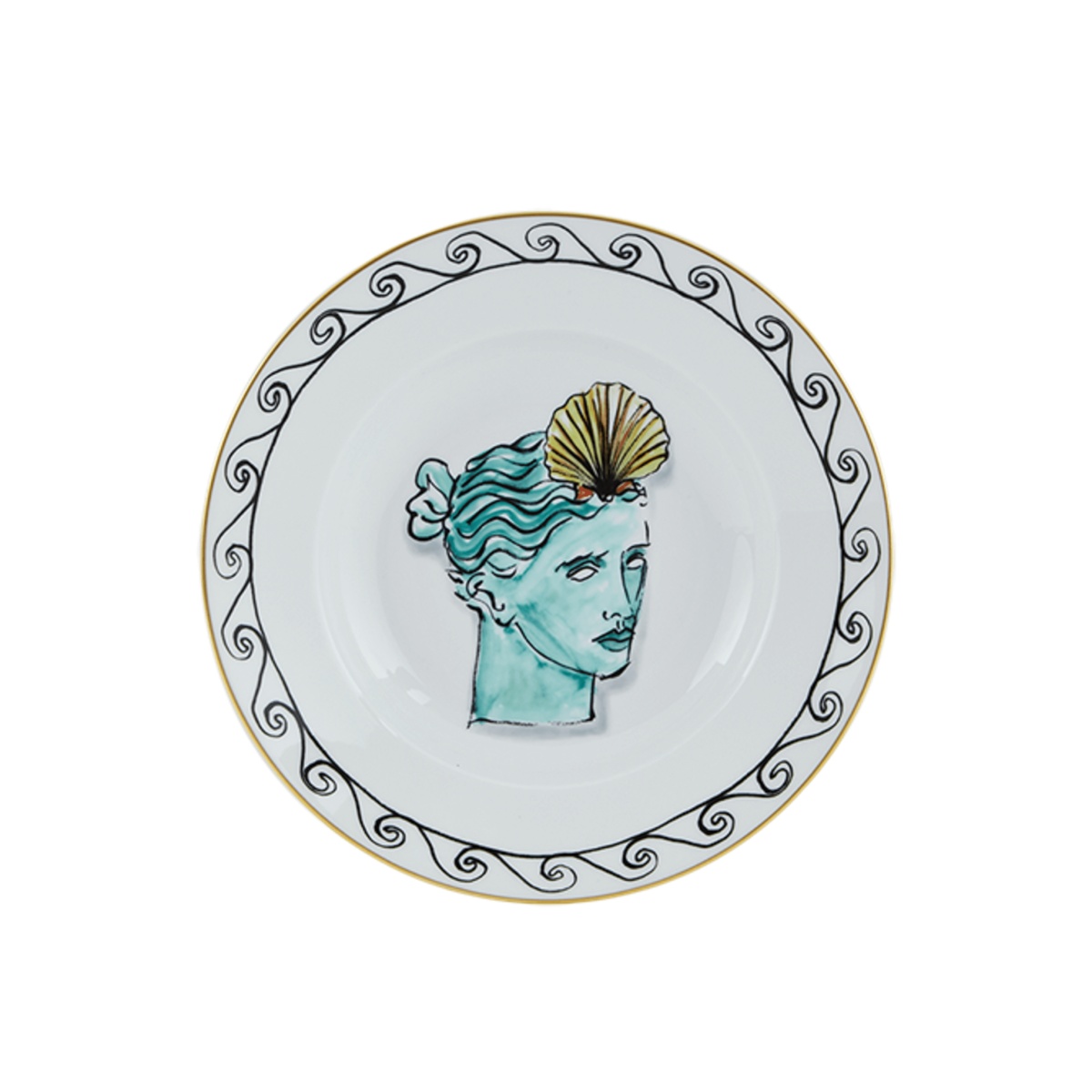 Ginori 1735, Il viaggio di Nettuno, Set of 2 soup plates