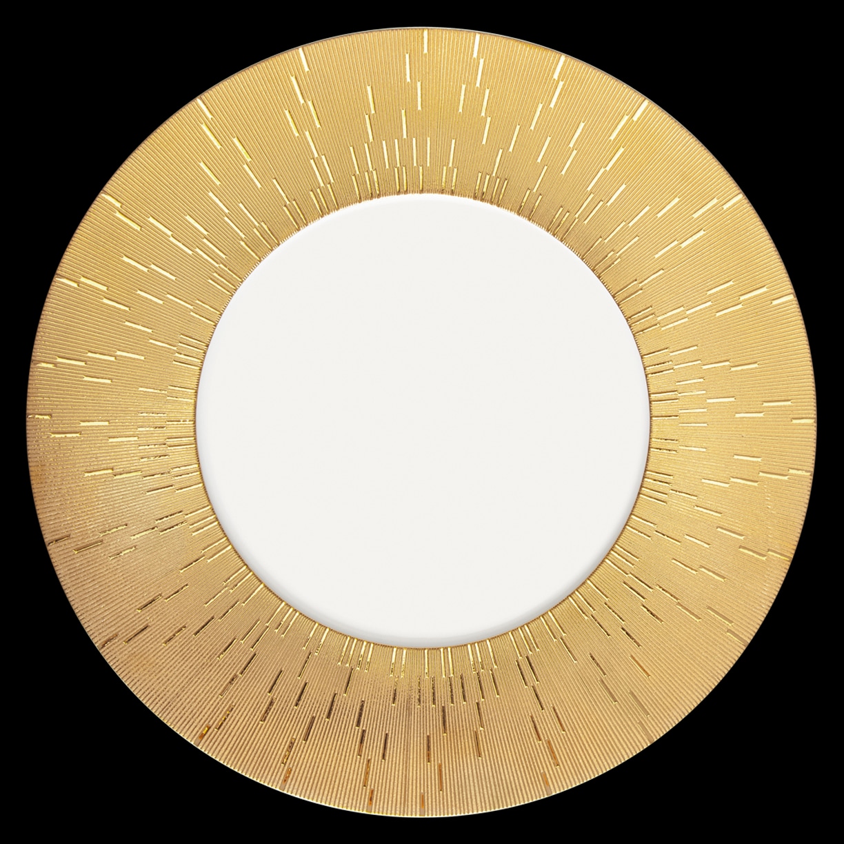Haviland, Infini gold, Presentation plate