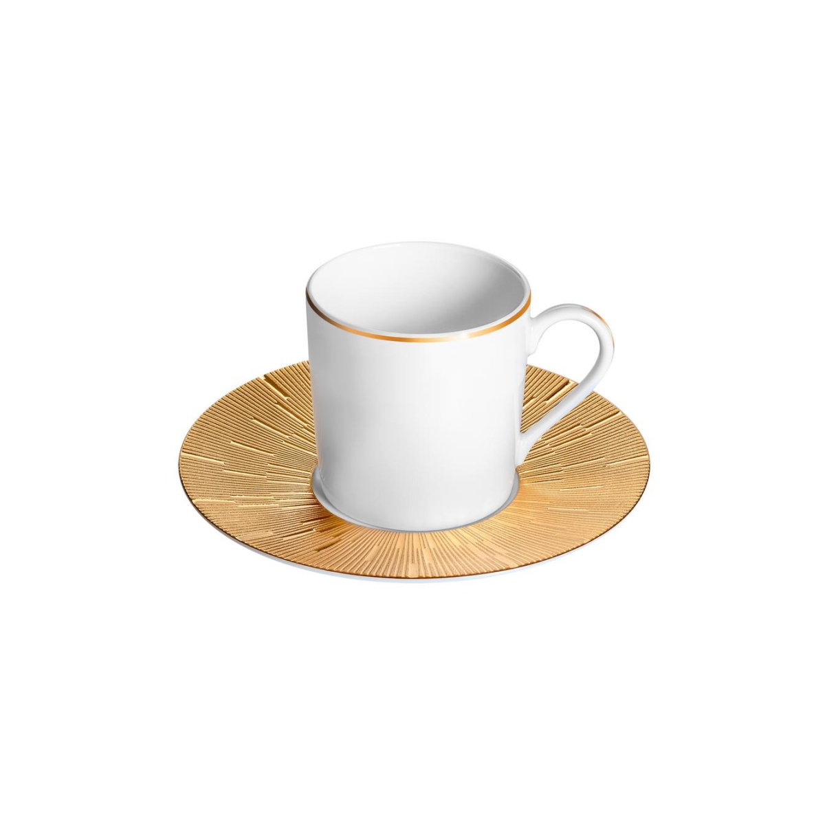 Haviland, Infini gold, Coffee cup and saucer