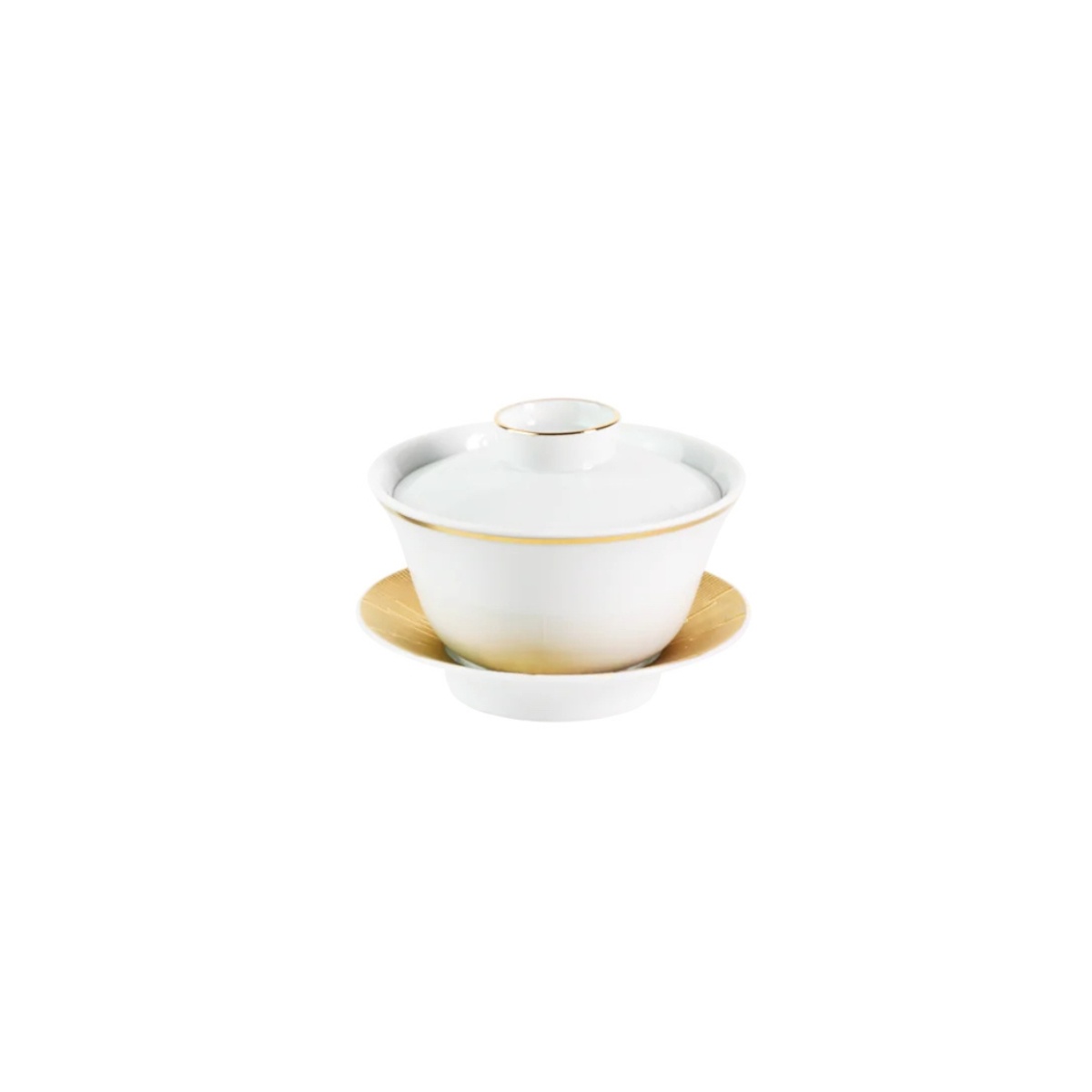 Haviland, Infini gold, Chinese teacup and saucer