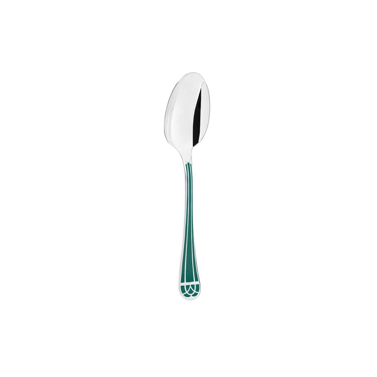 Christofle, Talisman Green cutlery, silver plated, Dessert spoon