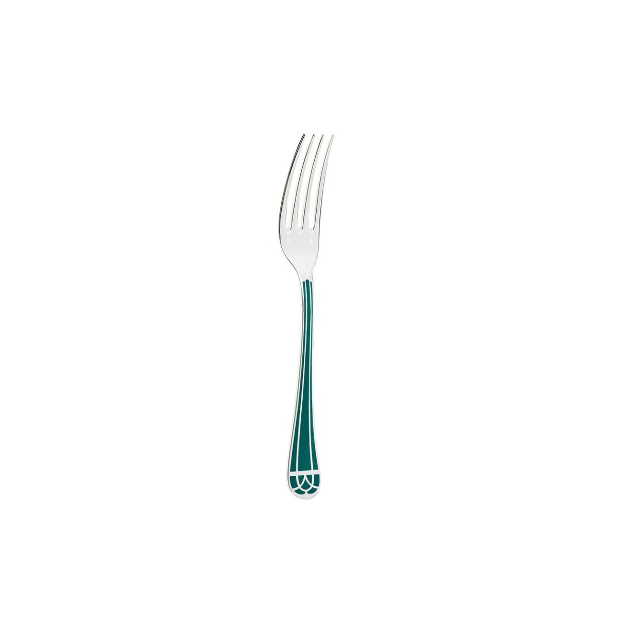 Christofle, Talisman Green cutlery, silver plated, Dessert fork