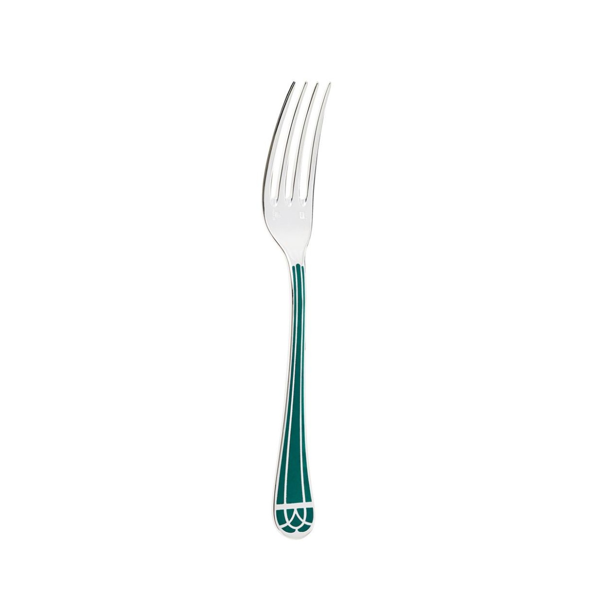 Christofle, Talisman Green cutlery, silver plated, Dinner fork