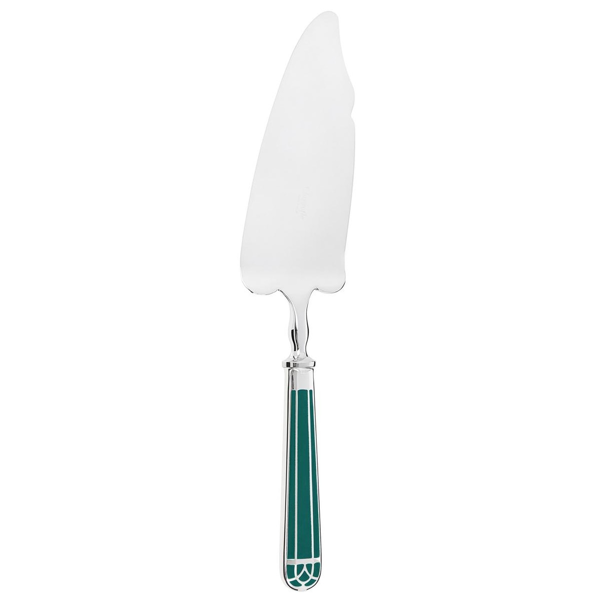 Christofle, Talisman Green cutlery, silver plated, Cake server