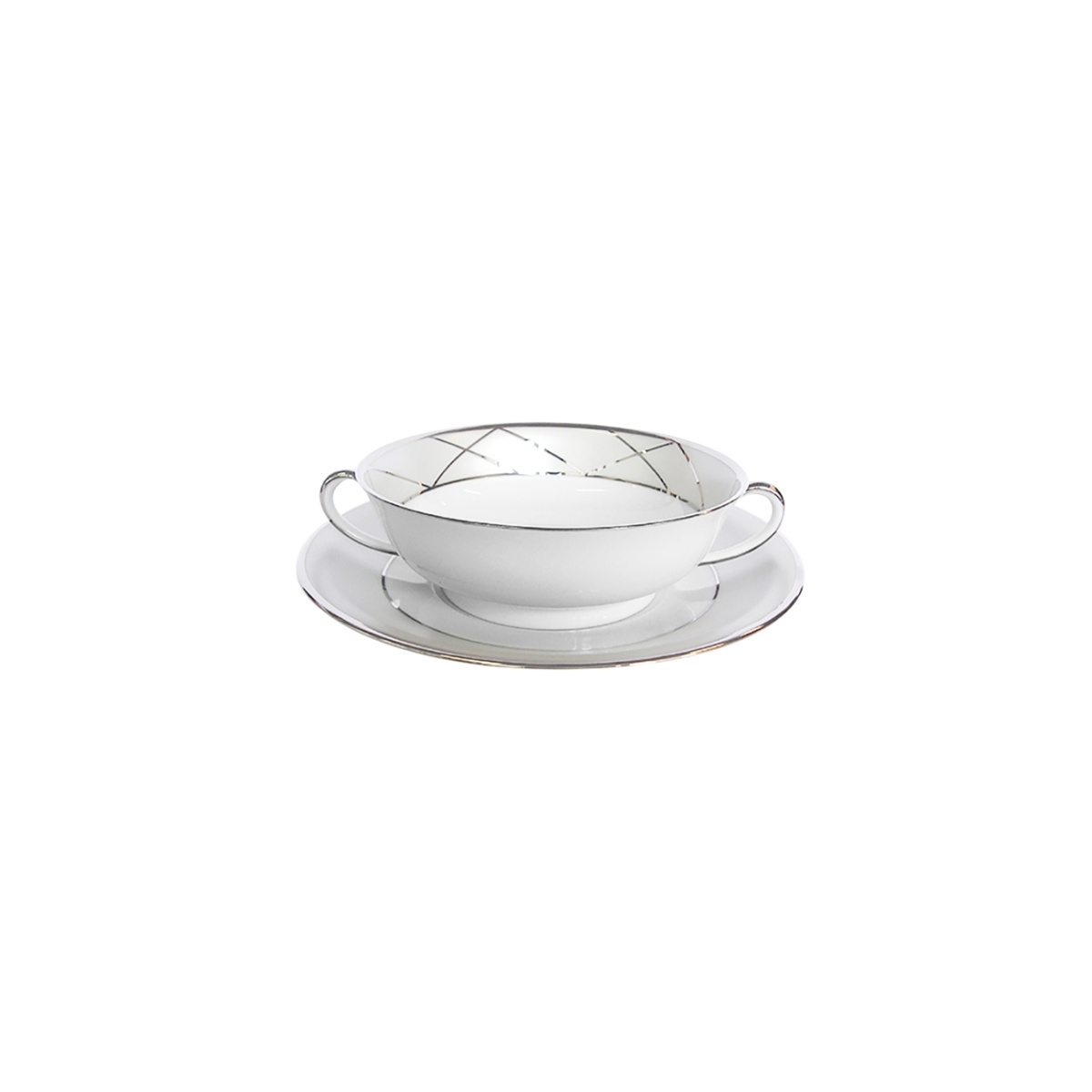 Haviland, Clair de Lune, Soup cup and saucer