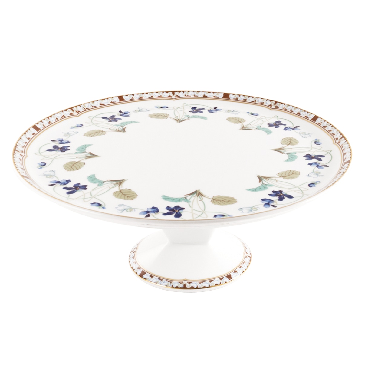 Haviland, Impératrice Eugénie, Footed cake platter