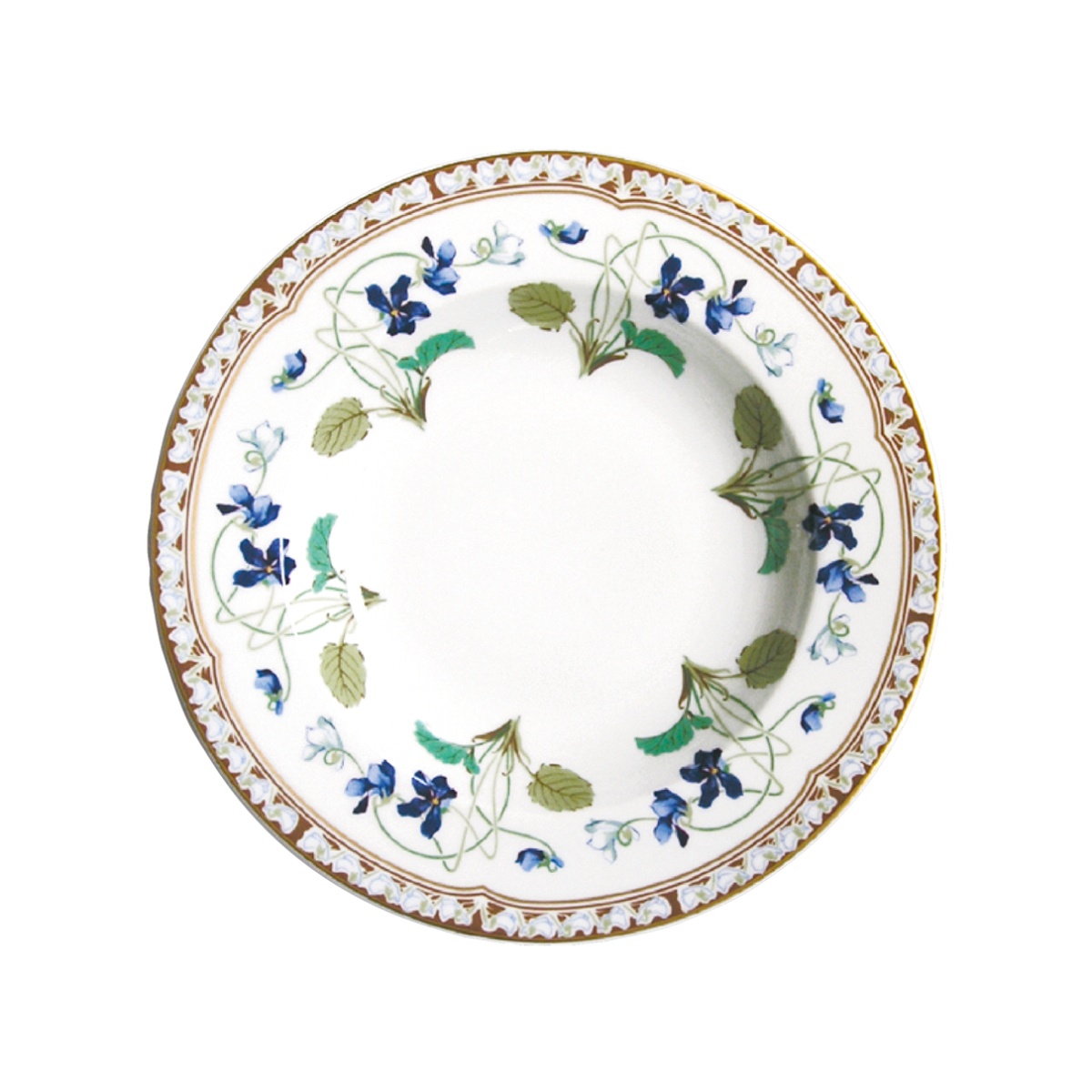 Haviland, Impératrice Eugénie, Rim soup plate