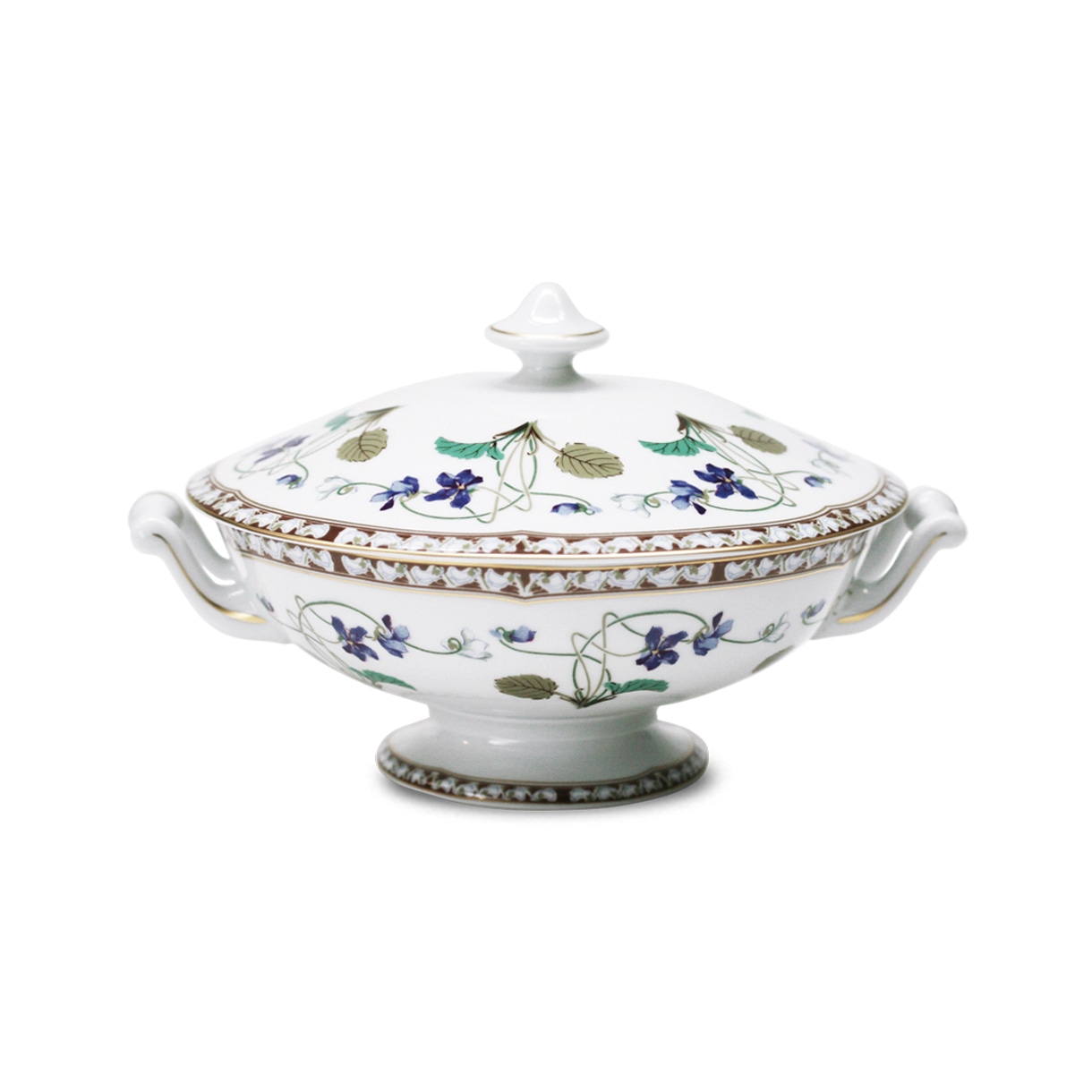 Haviland, Impératrice Eugénie, Covered vegetable dish