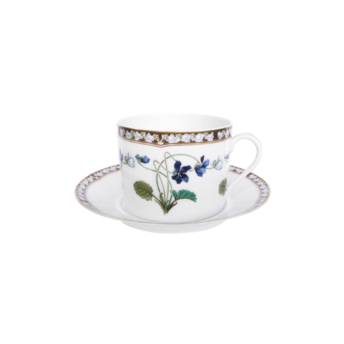 Haviland, Impératrice Eugénie, Cappuccino cup and saucer