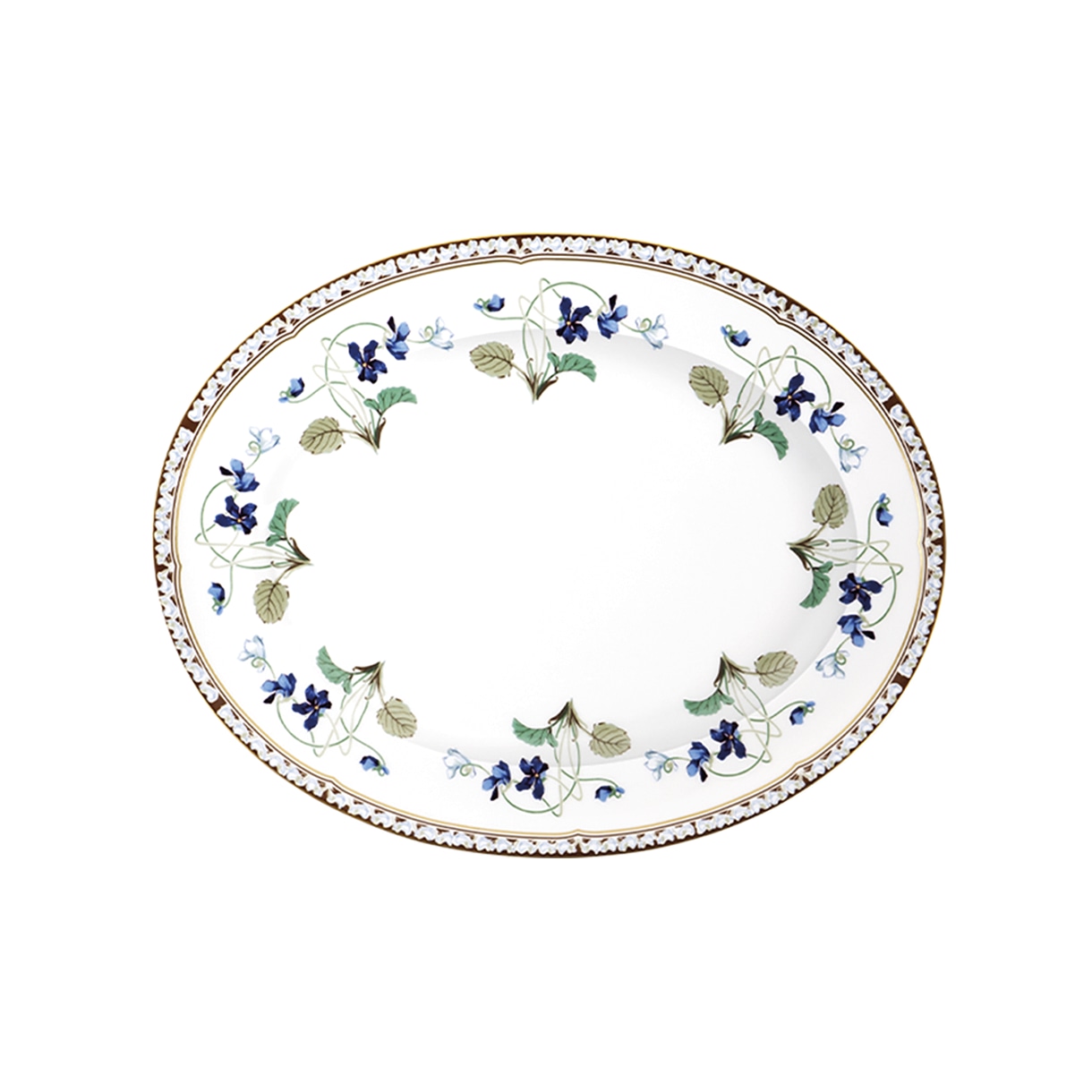 Haviland, Impératrice Eugénie, Oval dish small