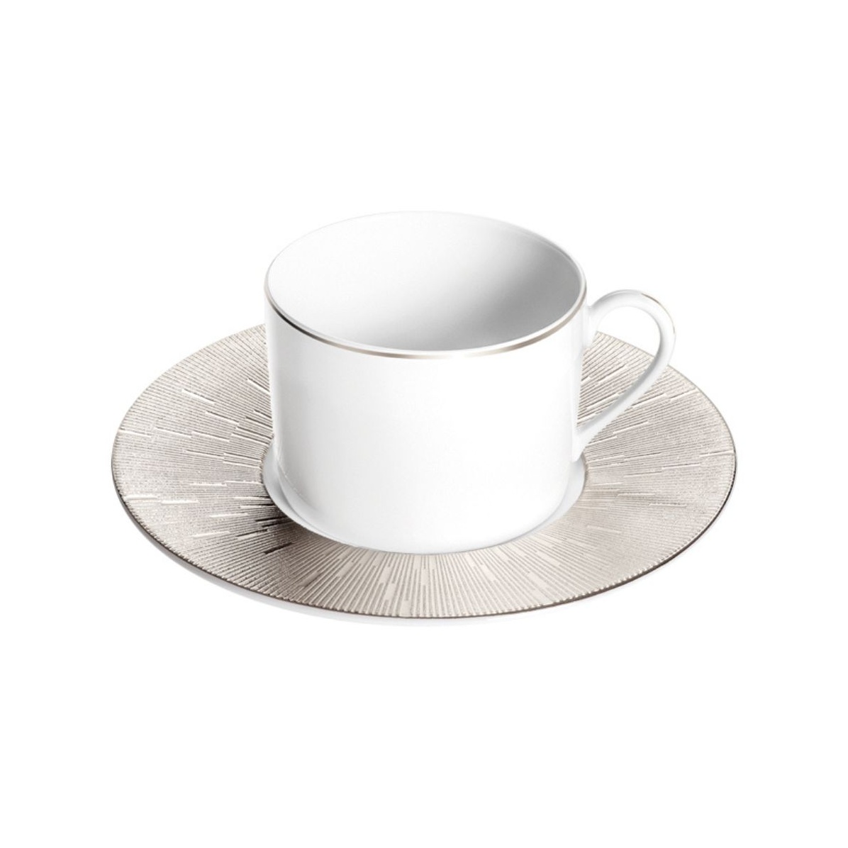 Haviland, Infini platinum, Teacup and saucer