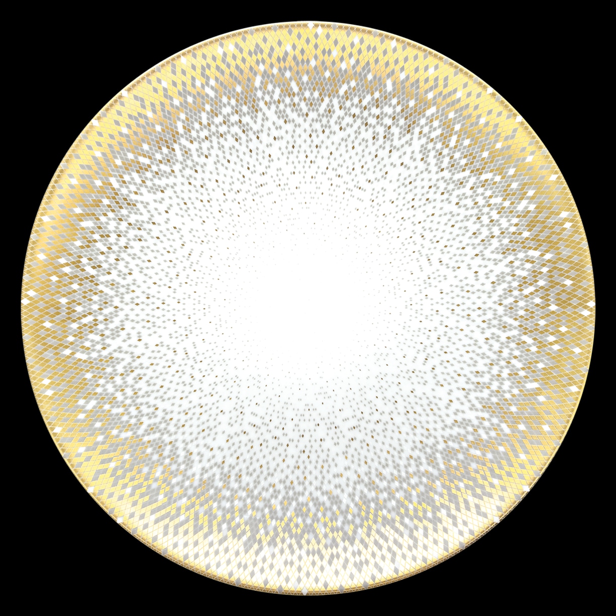 Haviland, Souffle d'or, Presentation plate