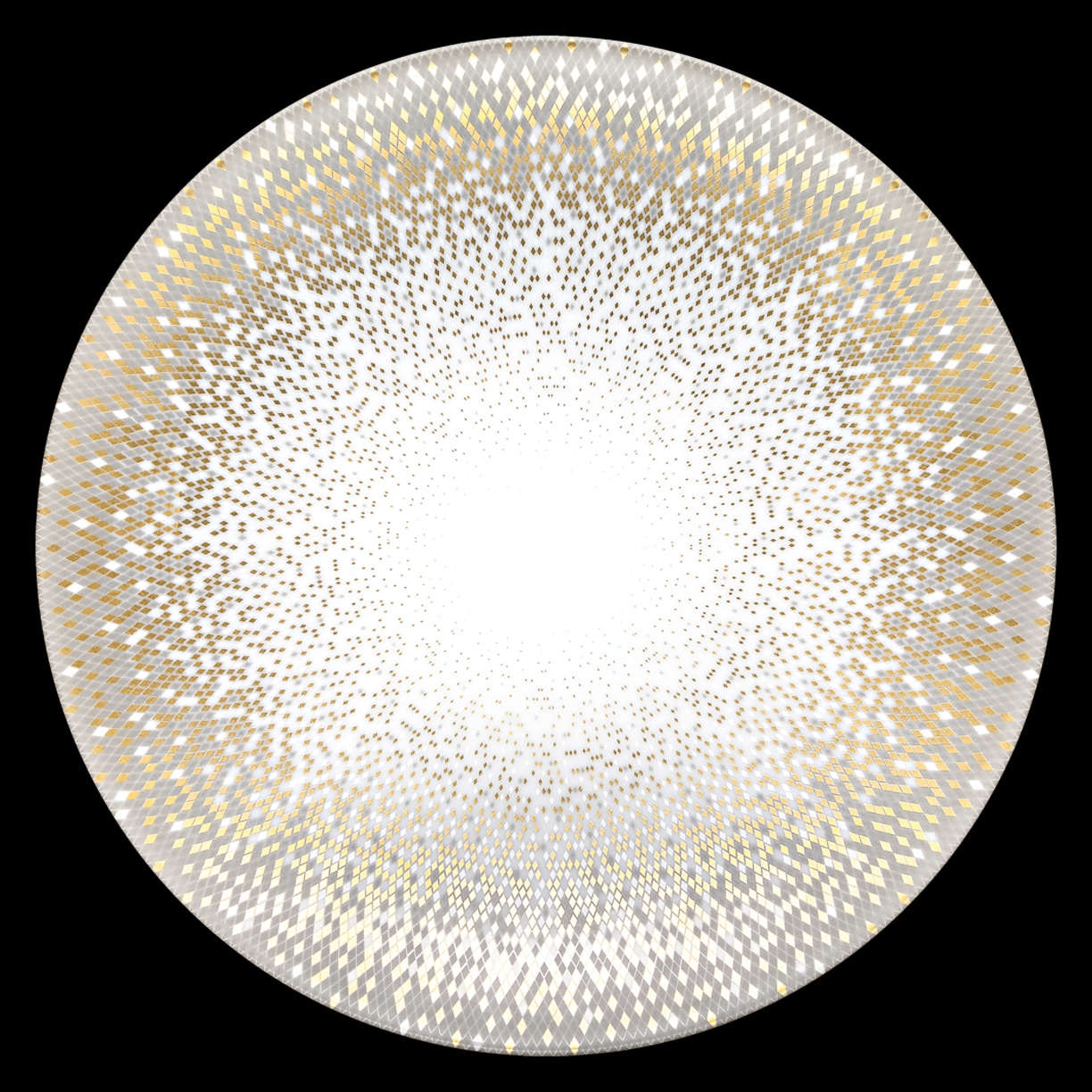 Haviland, Souffle d'or, Presentation plate