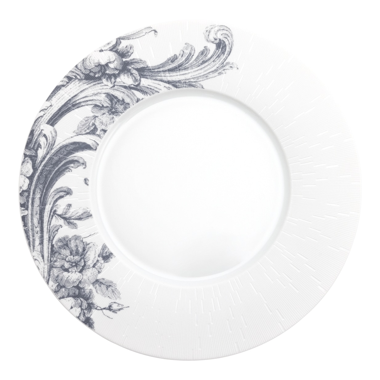 Haviland, Stanislas blue grey, Dinner plate