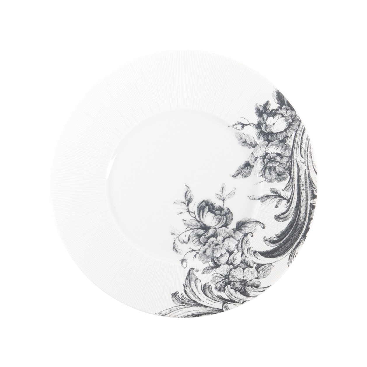 Haviland, Stanislas blue grey, Dessert plate