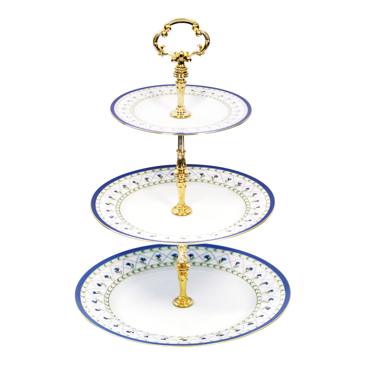 Haviland, Val De Loire, 3 tier cake plate