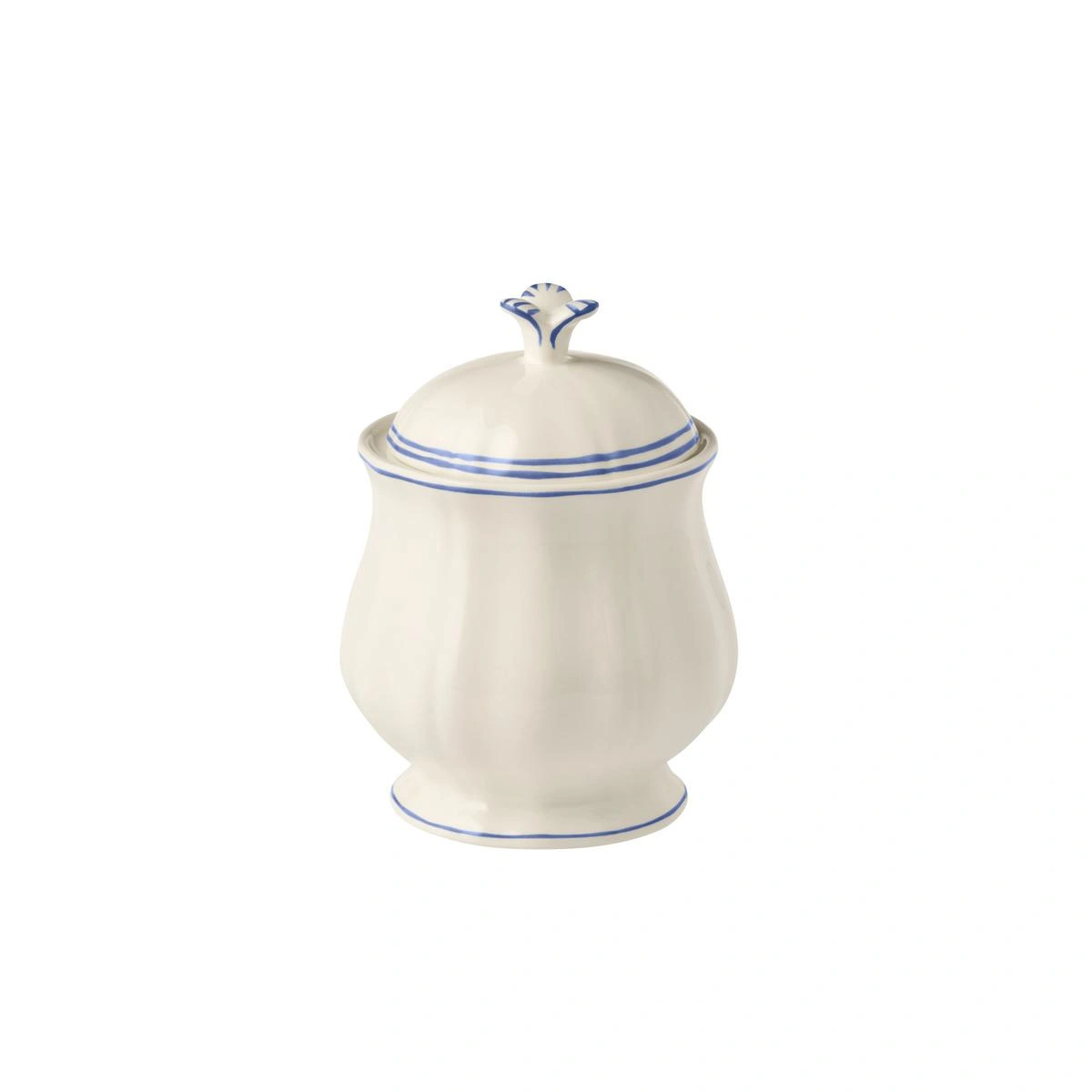 Gien, Filet Bleu, Sugar bowl