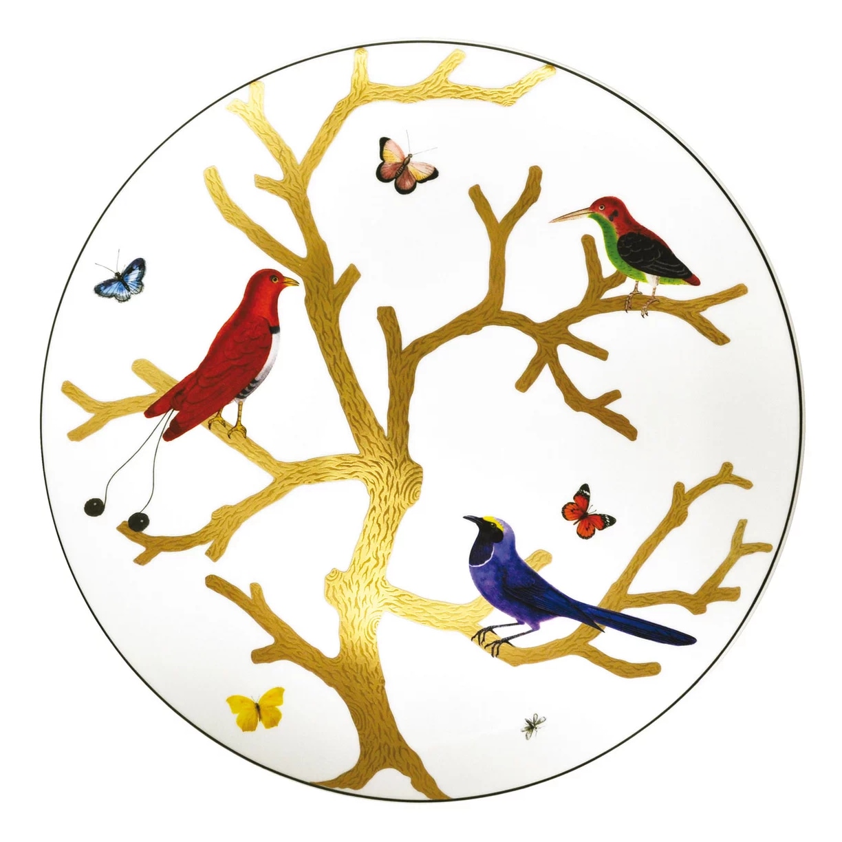 Bernardaud, Aux Oiseaux, Presentation plate