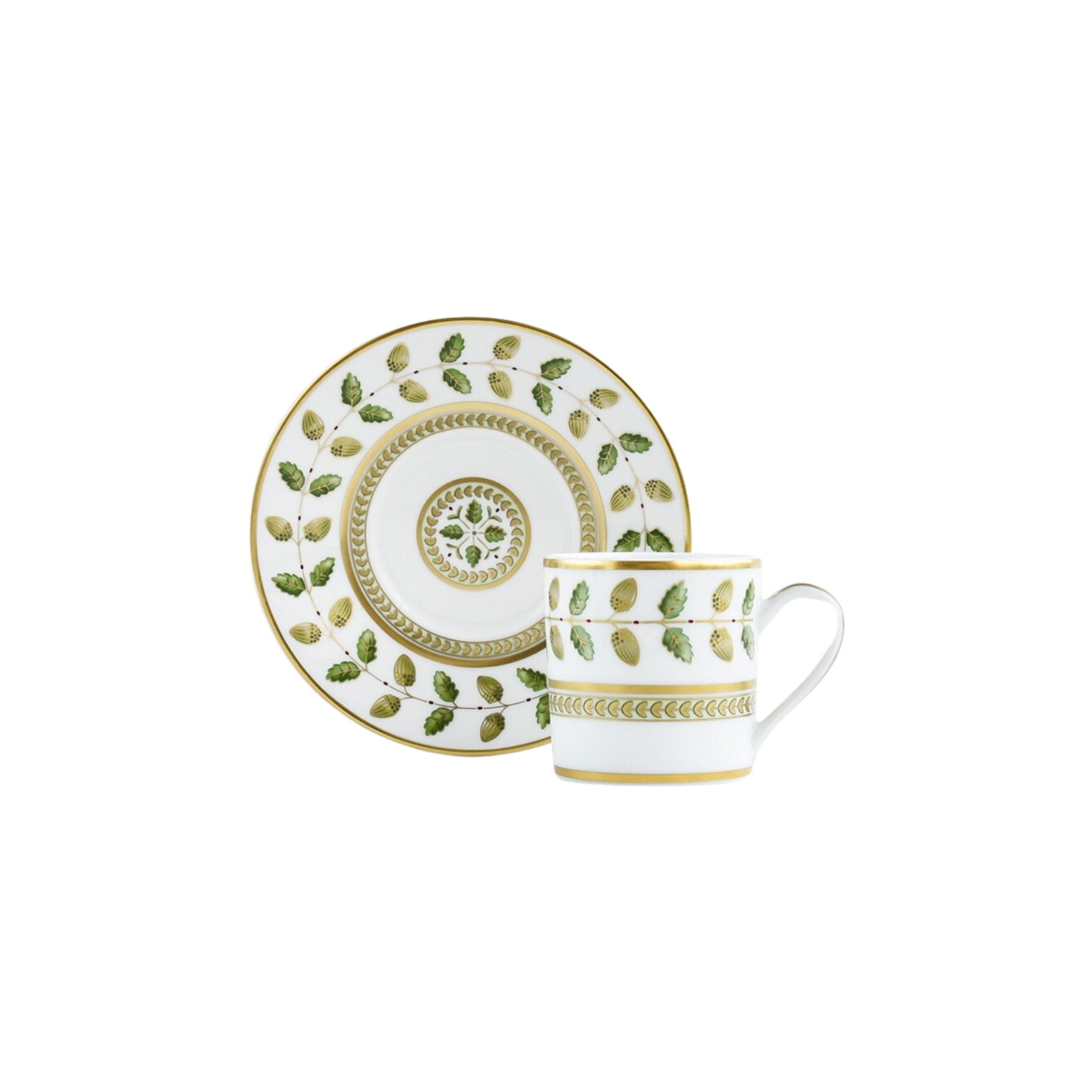 Bernardaud, Constance, Set of 2 coffee cups and saucers