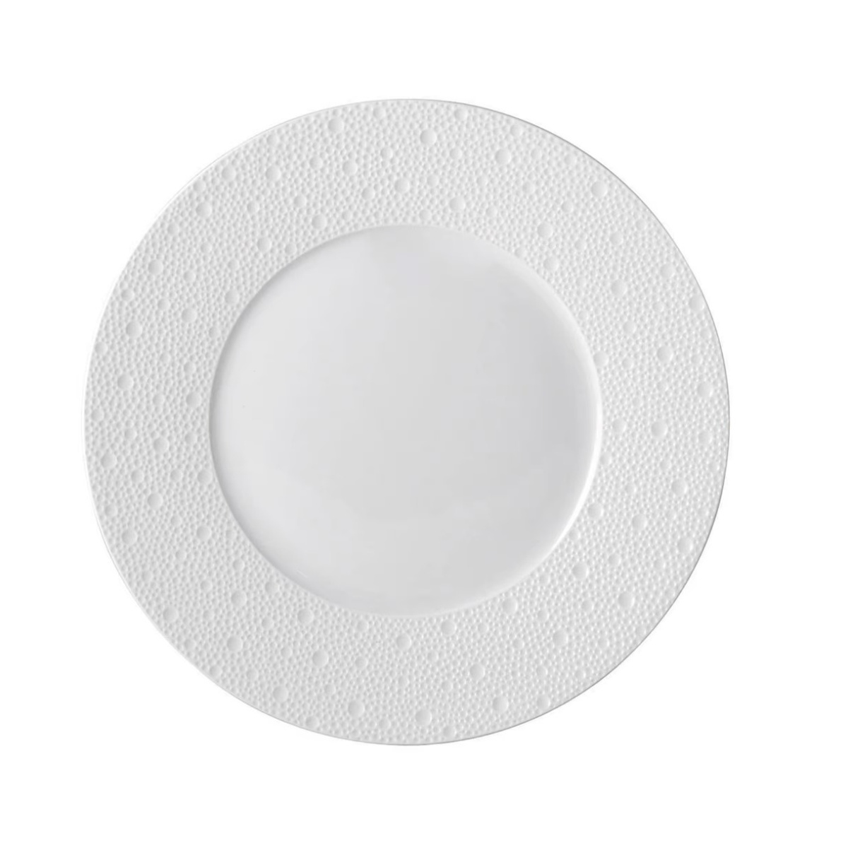 Bernardaud, Ecume White, Dinner plate