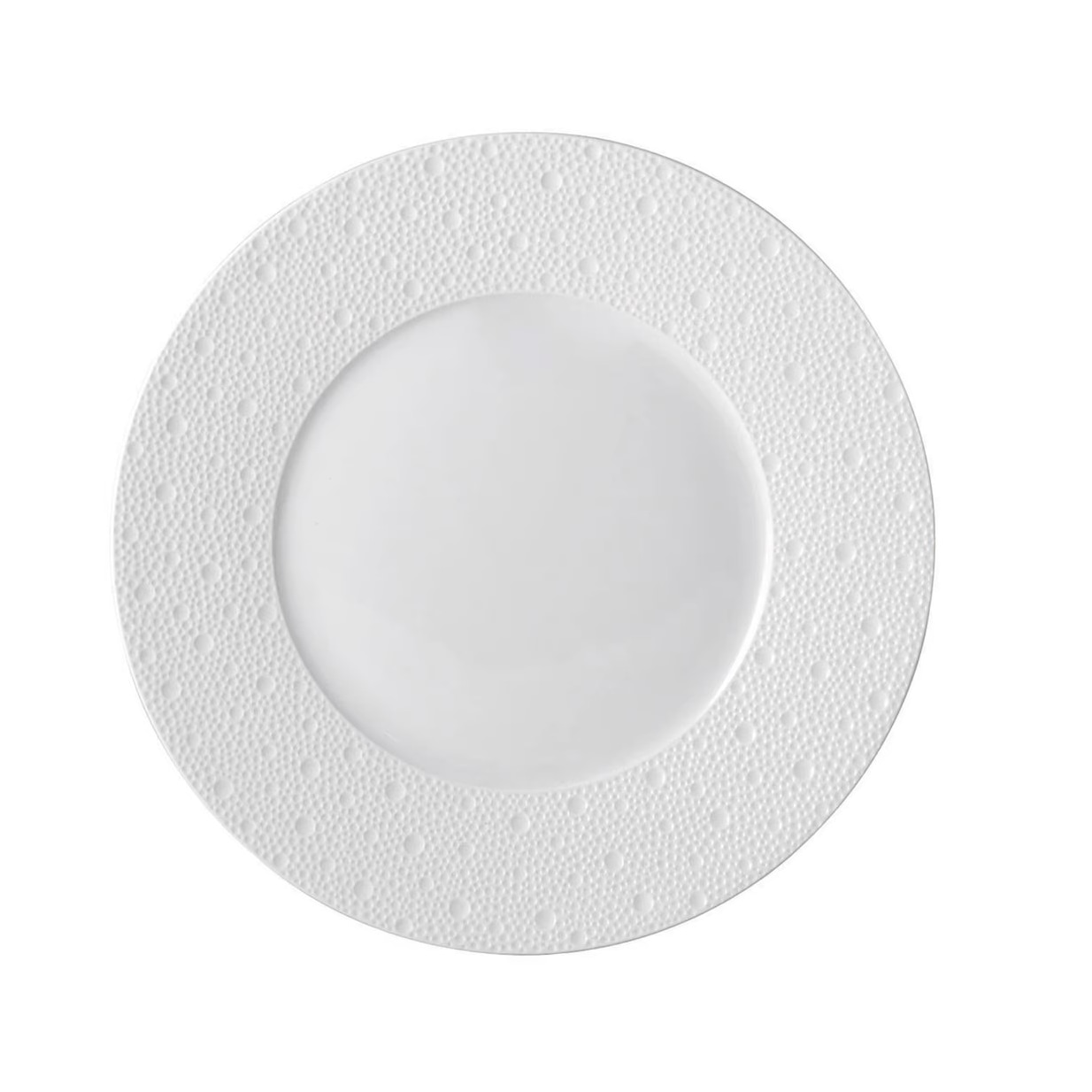 Bernardaud, Ecume White, Dinner plate