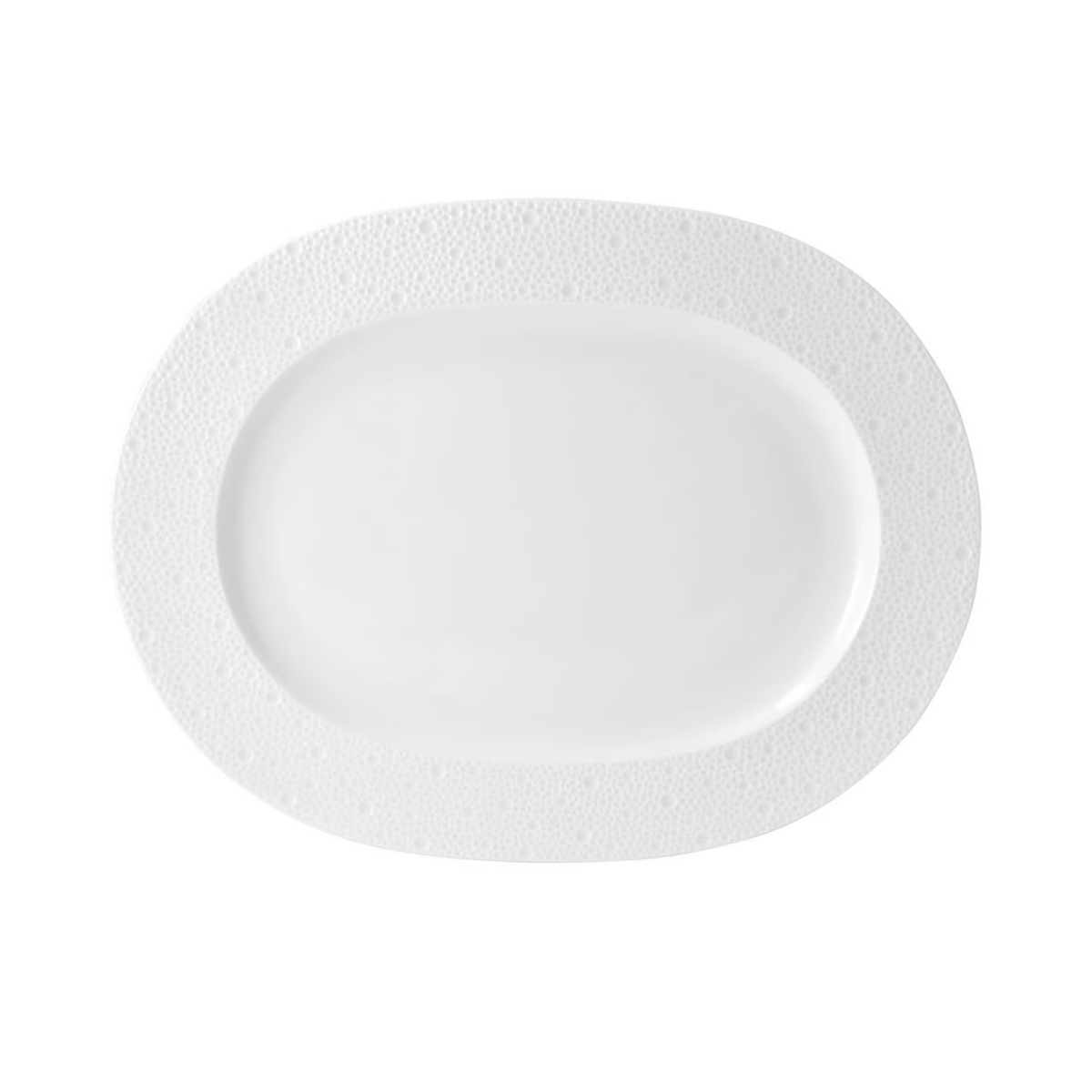 Bernardaud, Ecume White, Oval platter medium