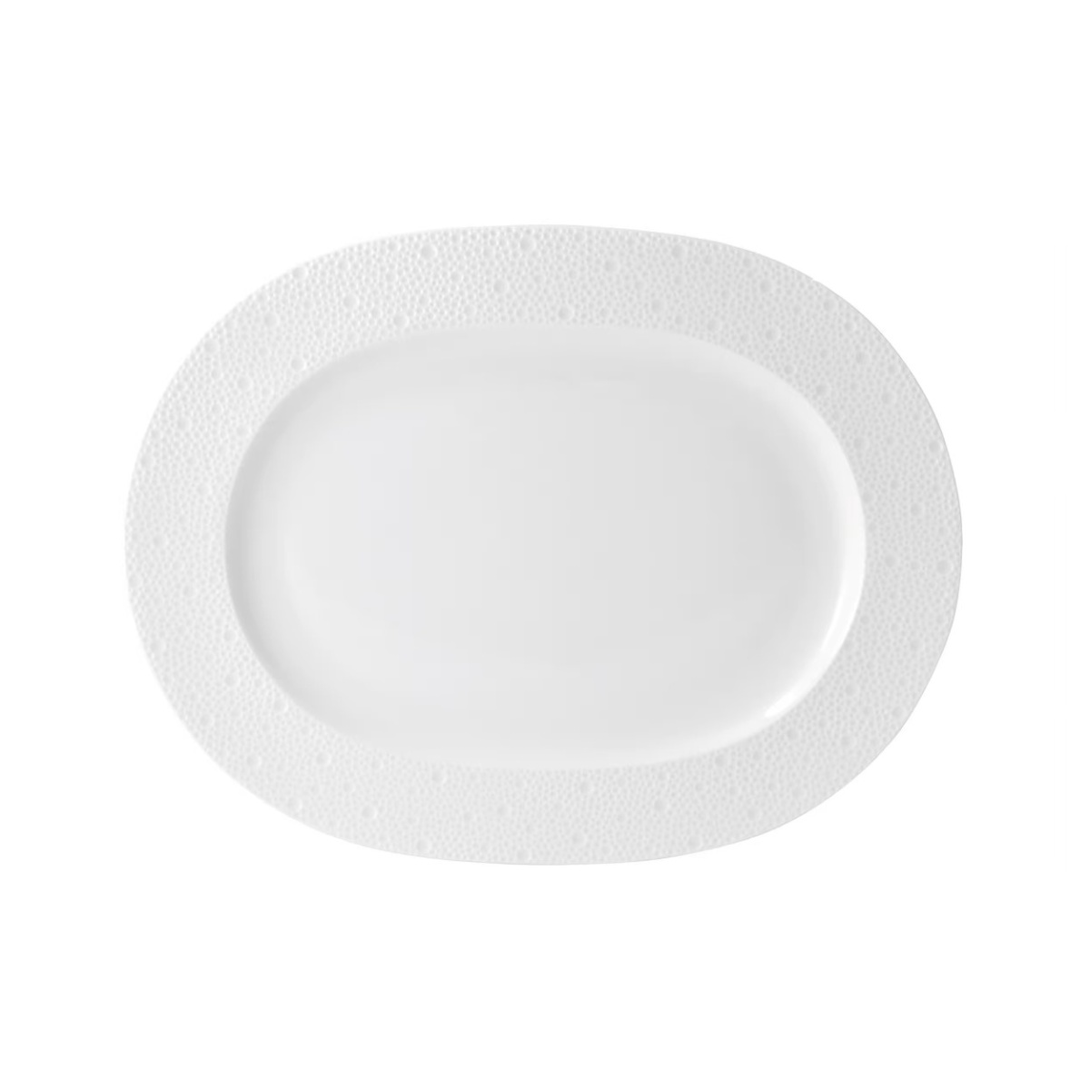 Bernardaud, Ecume White, Oval platter small