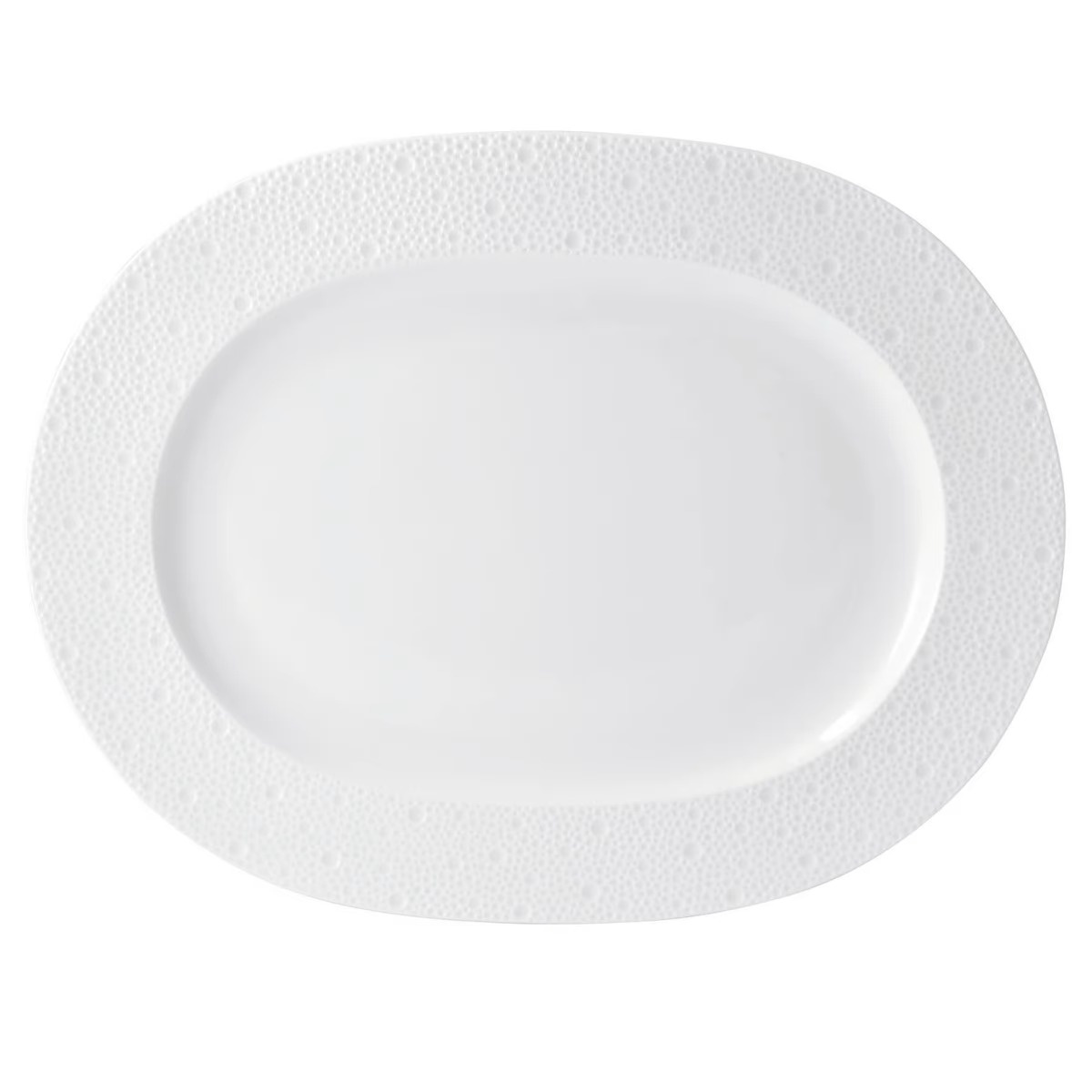 Bernardaud, Ecume White, Oval platter large