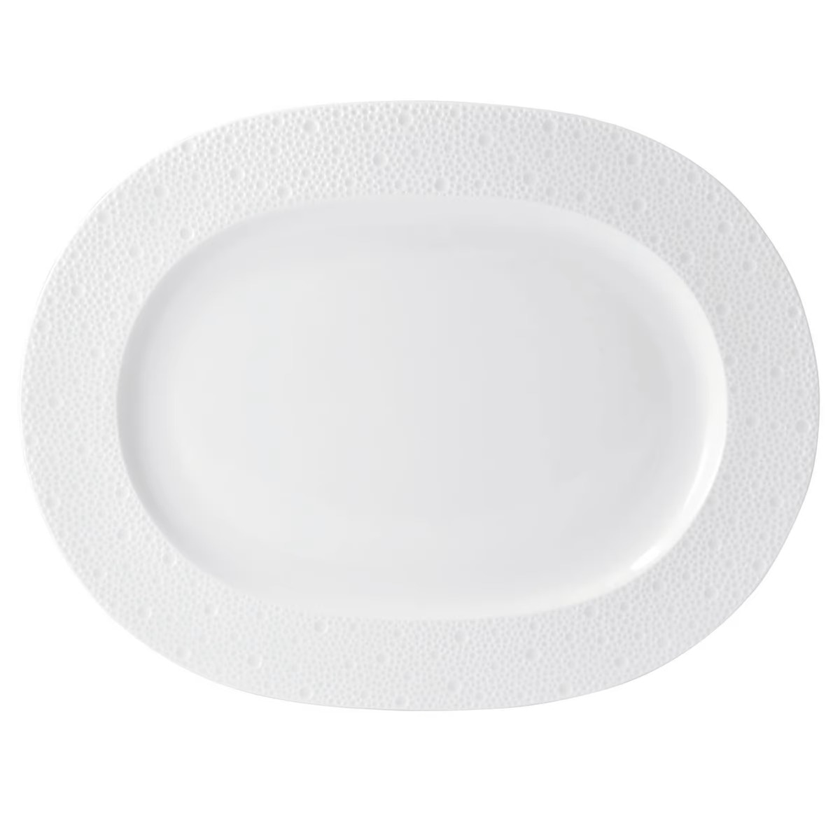 Bernardaud, Ecume White, Oval platter large