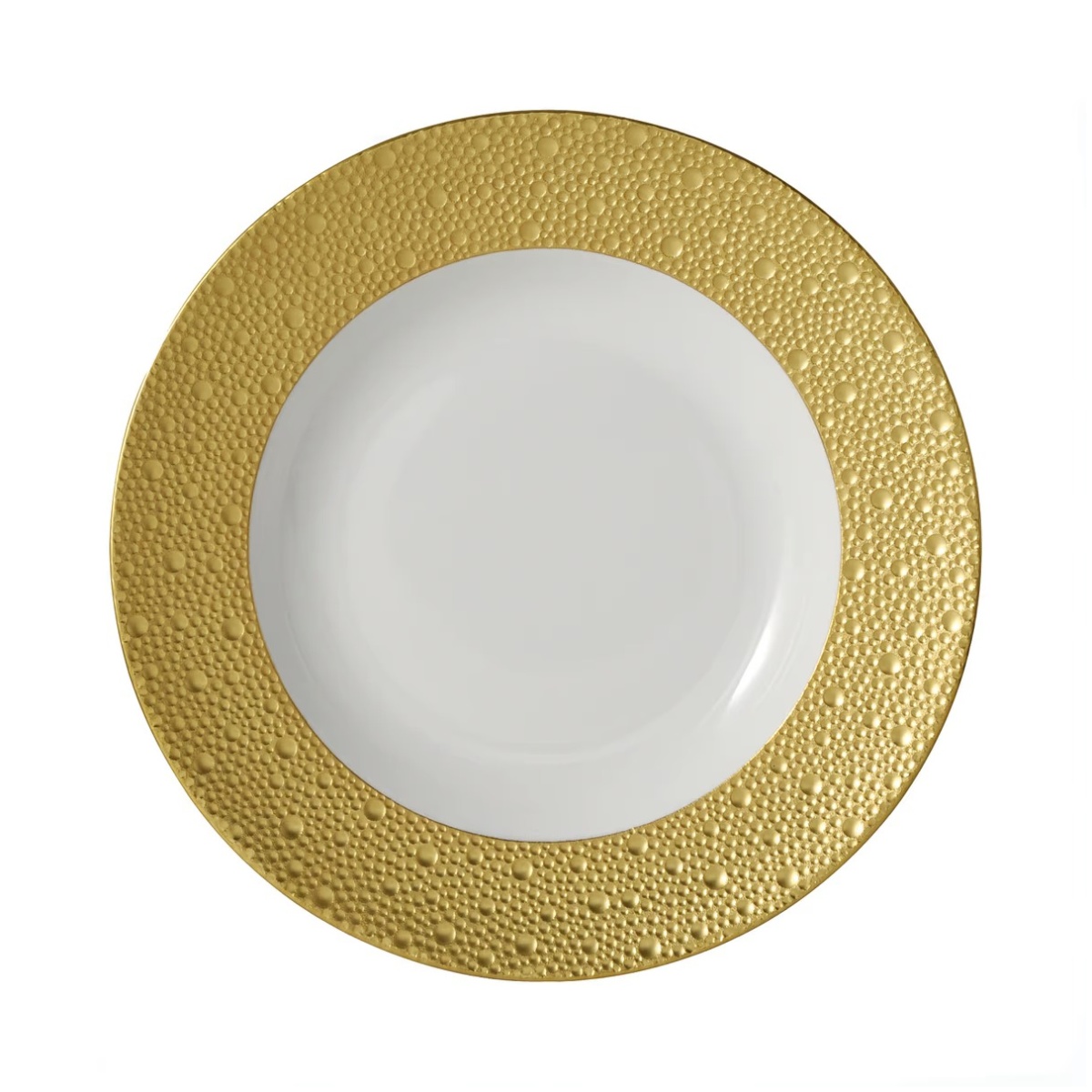 Bernardaud, Ecume Gold, Large rim soup