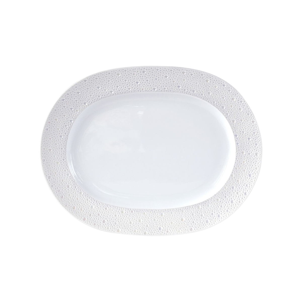 Bernardaud, Ecume Perle, Oval platter medium