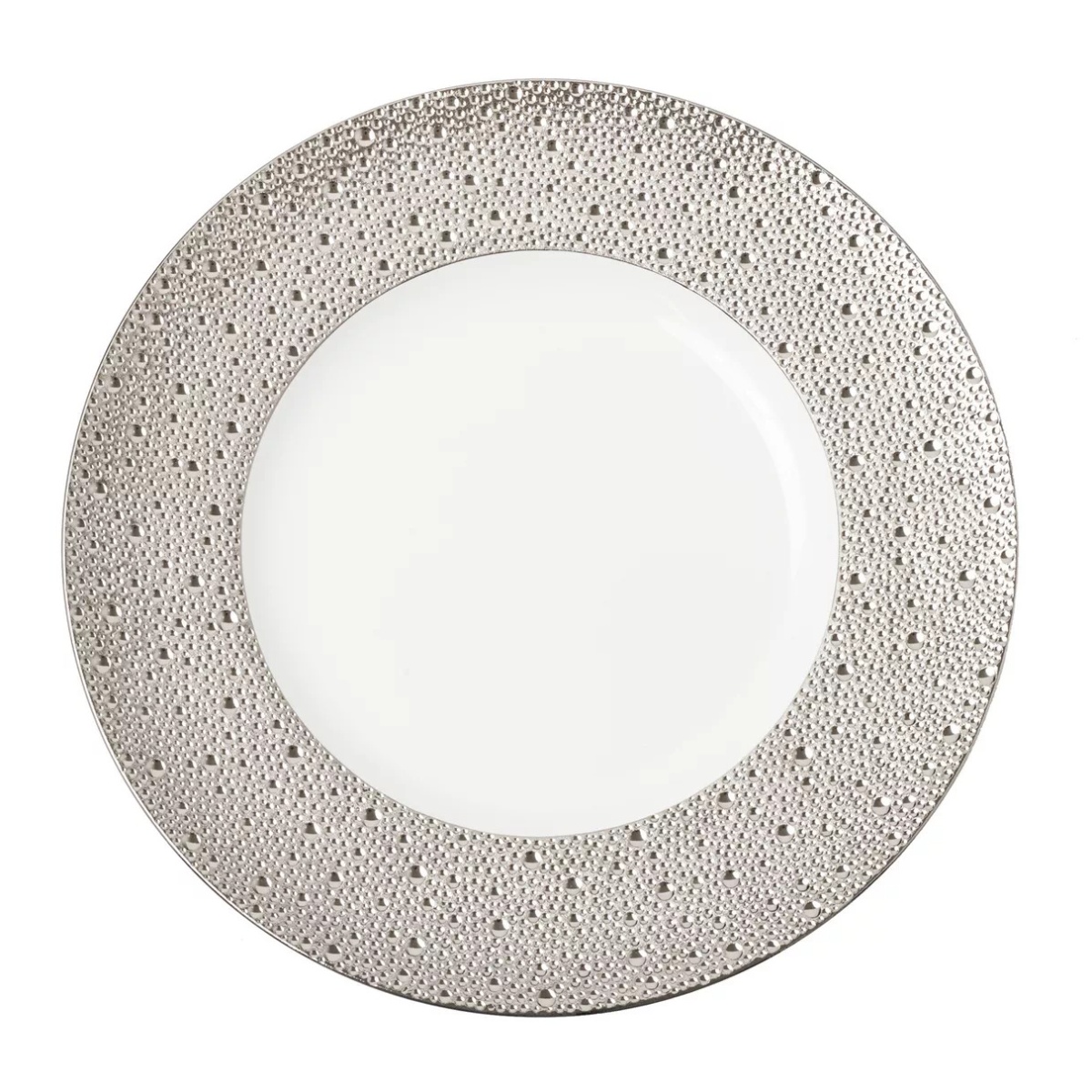 Bernardaud, Ecume Platinum, Dinner plate large