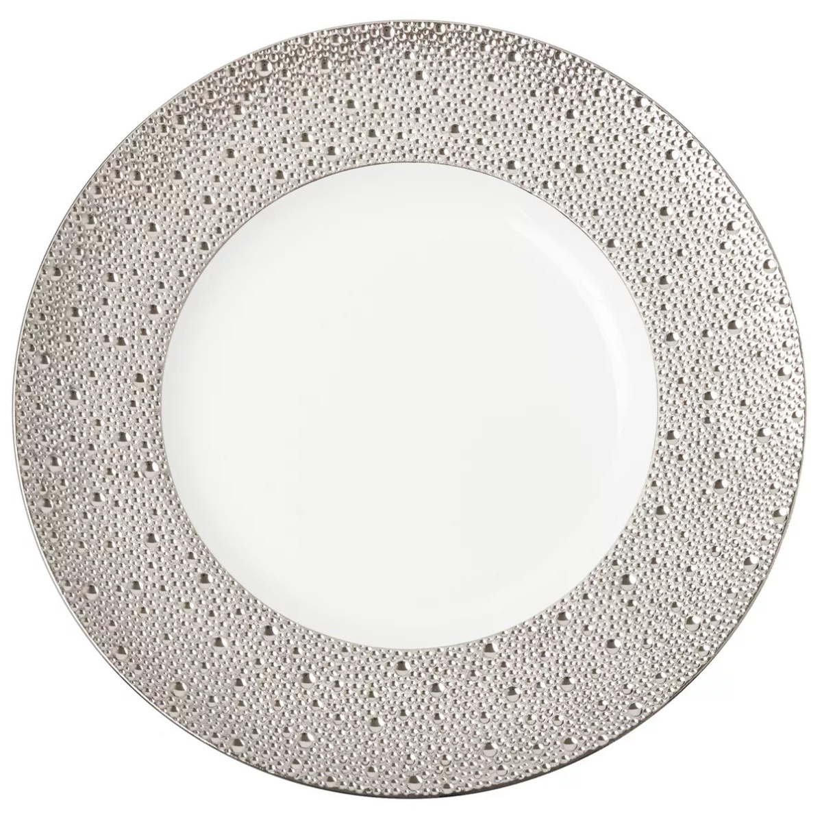 Bernardaud, Ecume Platinum, Presentation plate