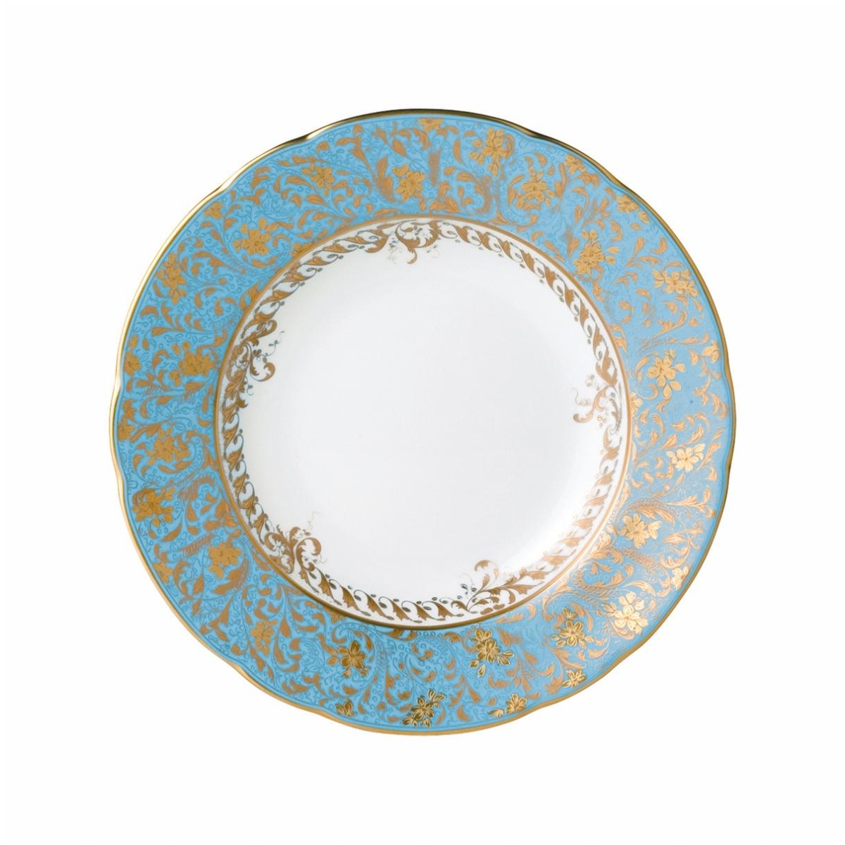 Bernardaud, Eden turquoise, Rim soup plate