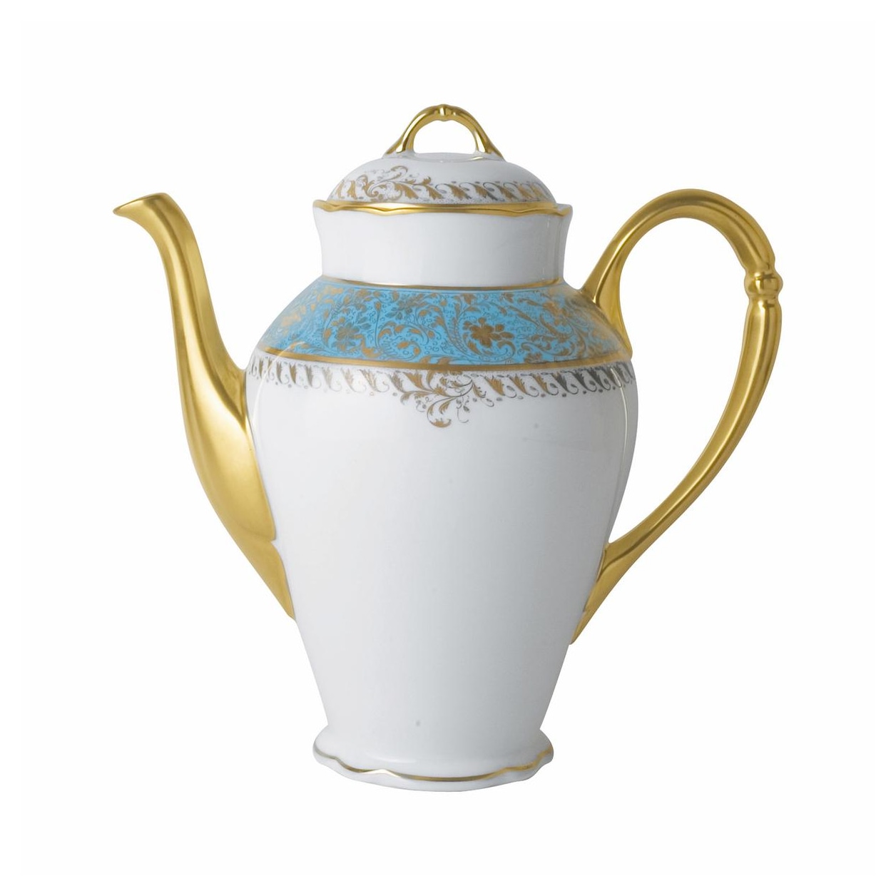 Bernardaud, Eden turquoise, Coffee pot