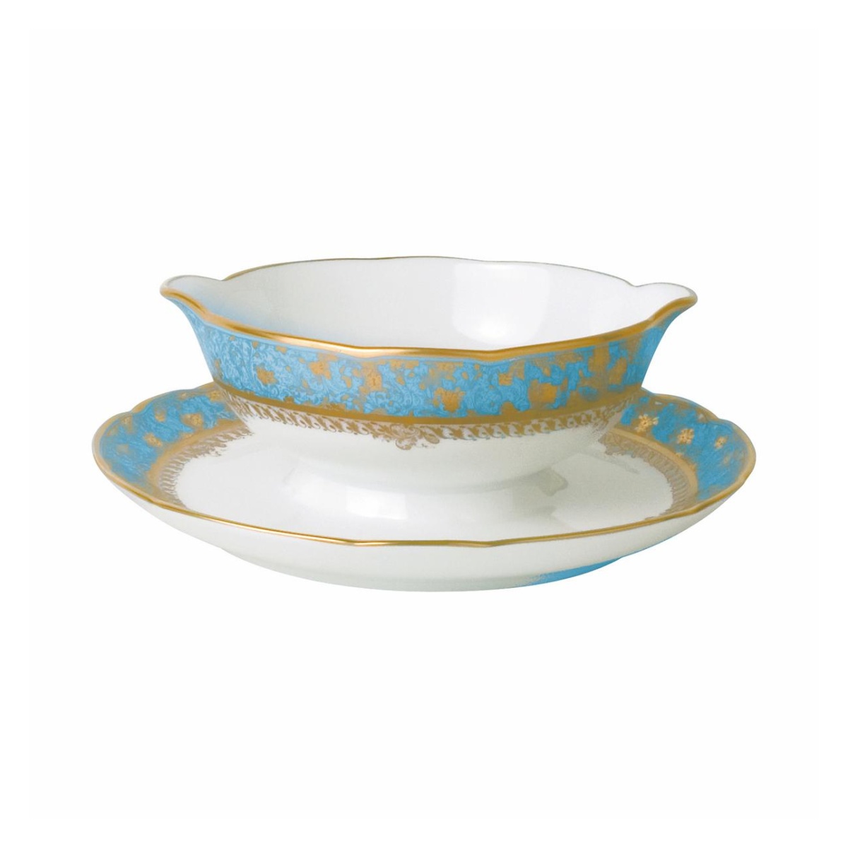 Bernardaud, Eden turquoise, Gravy boat