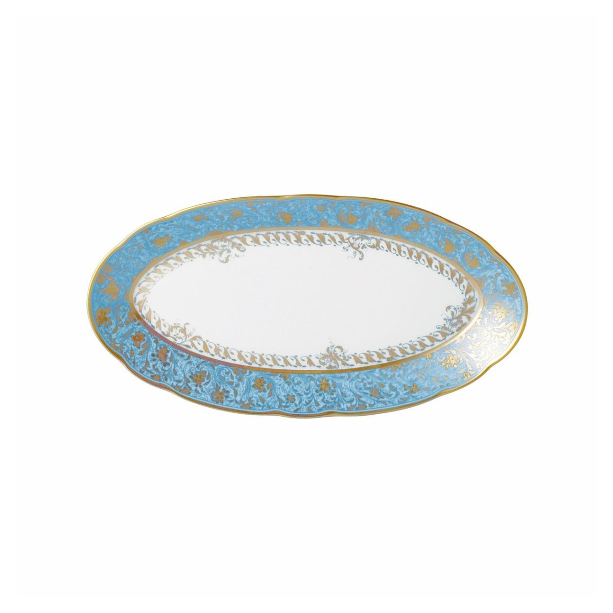 Bernardaud, Eden turquoise, Relish dish